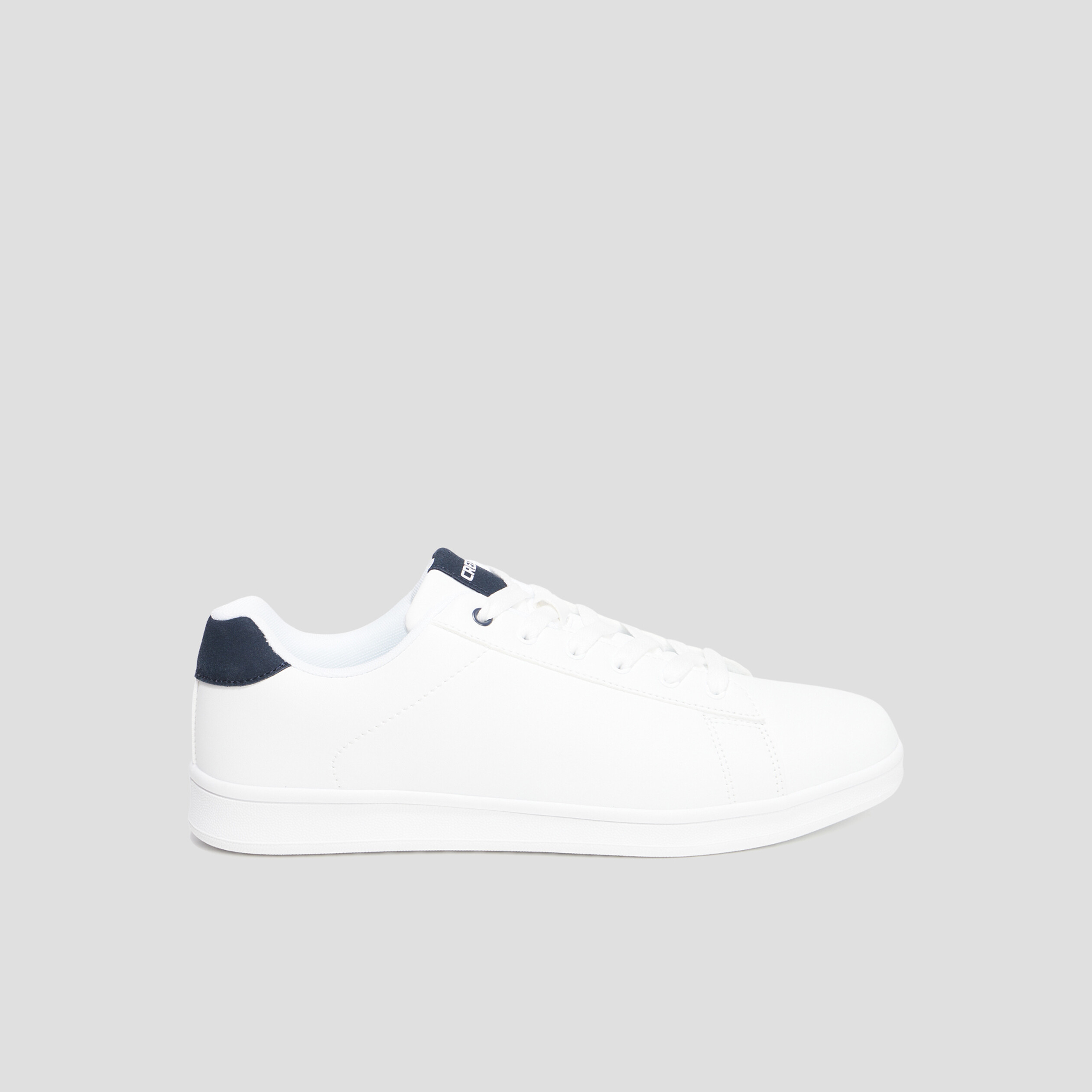 Baskets &agrave; lacets blanc homme