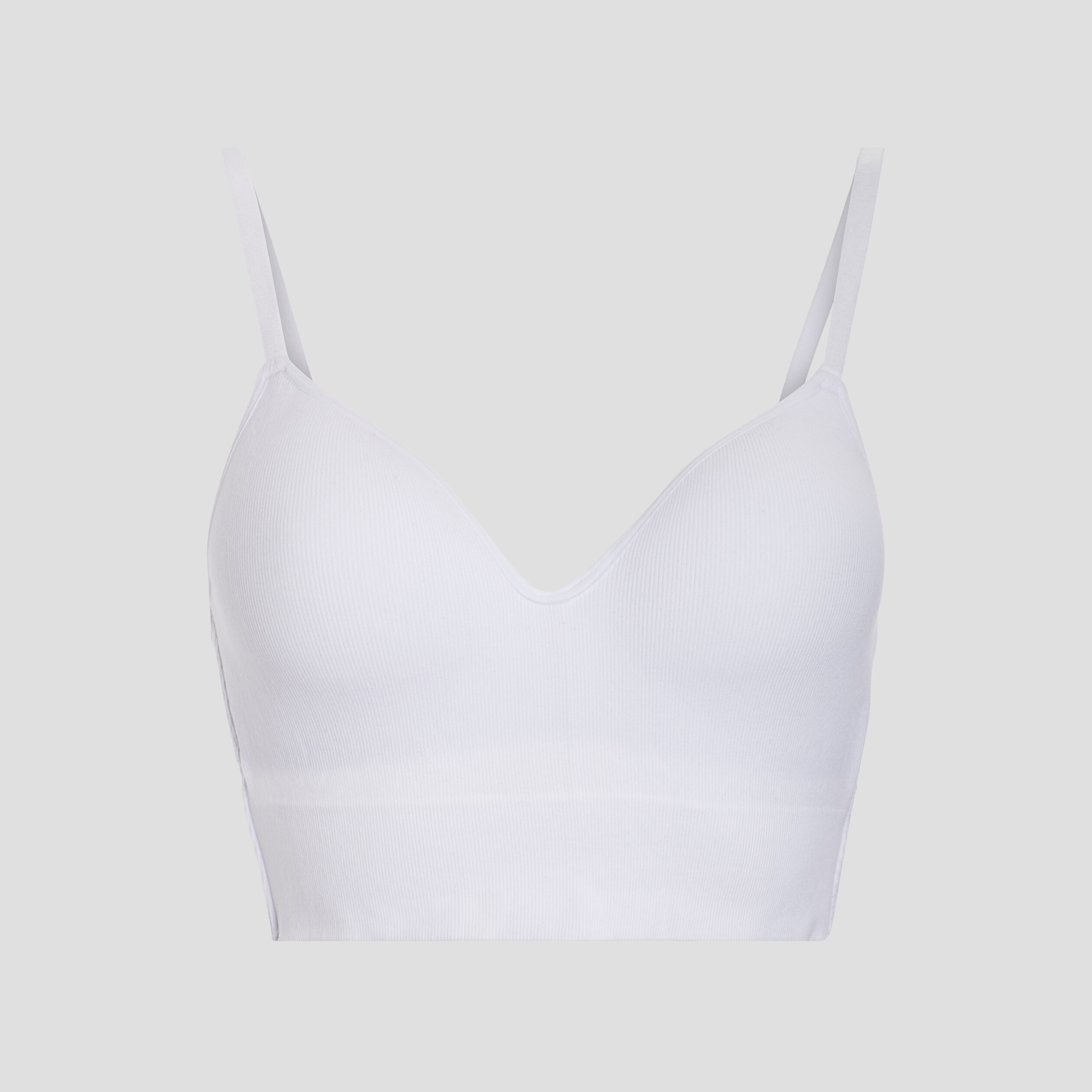 Brassi&egrave;re c&ocirc;tel&eacute;e padd&eacute;e sans armature blanc femme