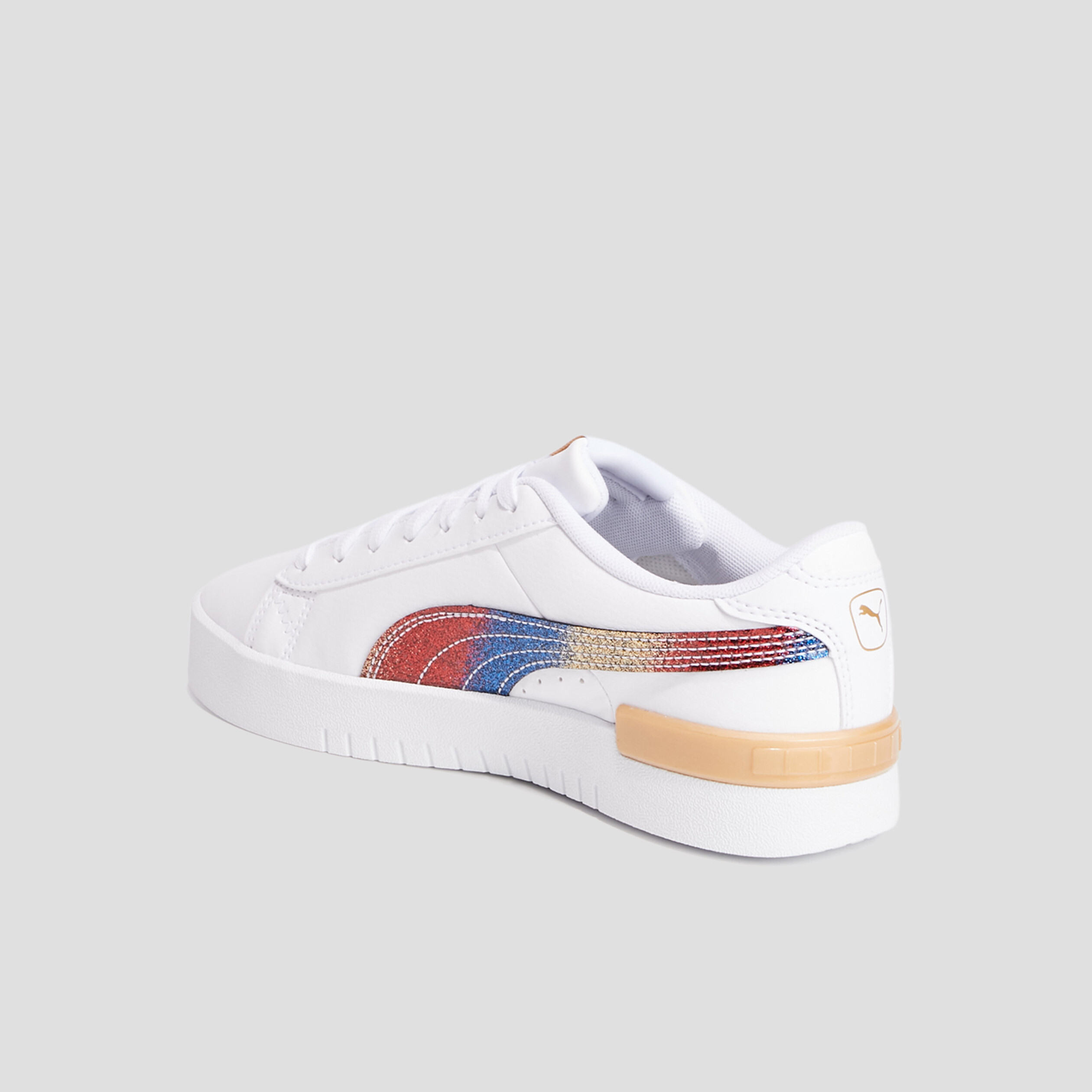 tennis a lacets puma jada blanc fille Tennis à lacets Puma Jada blanc fille