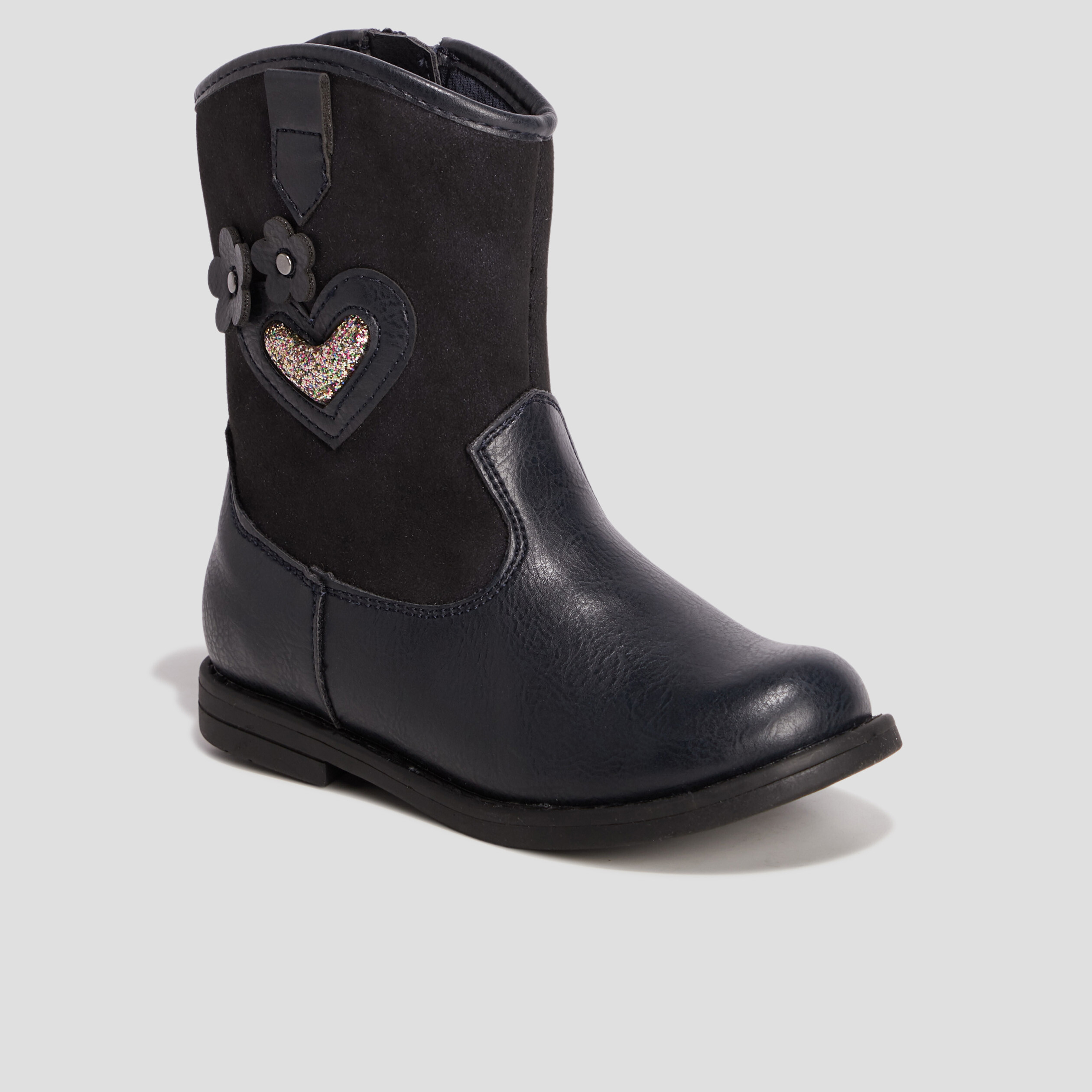 bottes plates bleu marine fille Bottes plates bleu marine fille