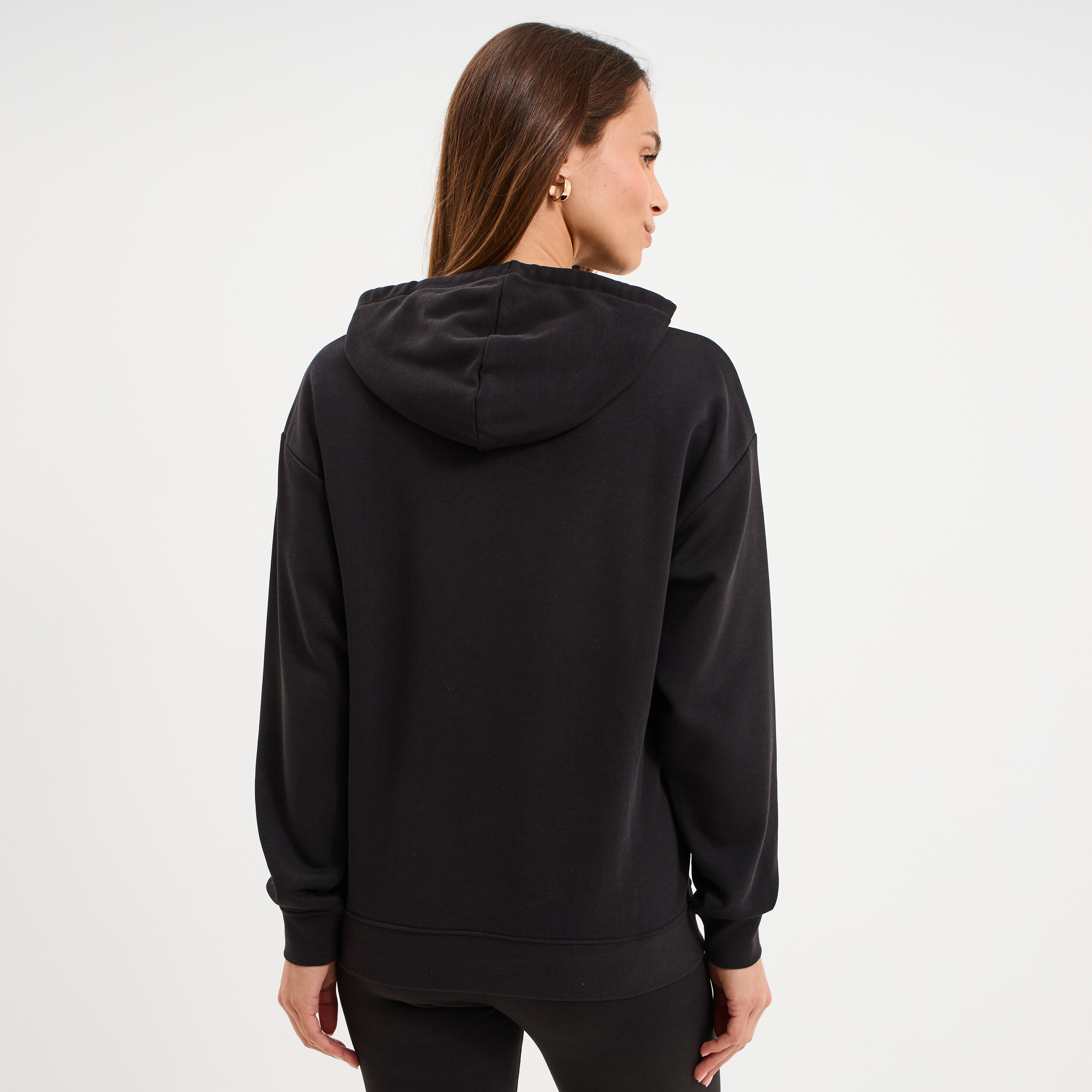 Sweat hoodie 1 poche &agrave; capuche Puma noir femme