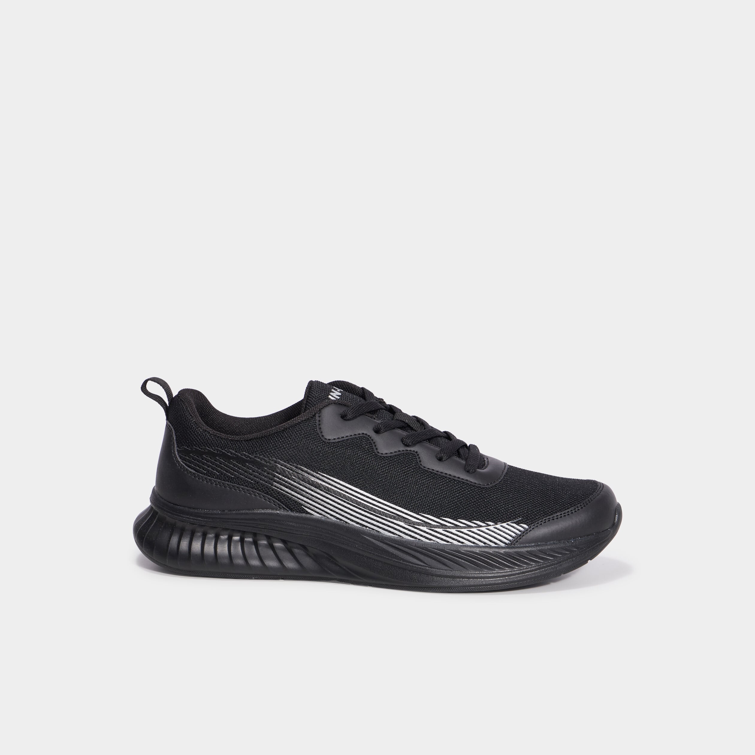 Baskets running noir homme