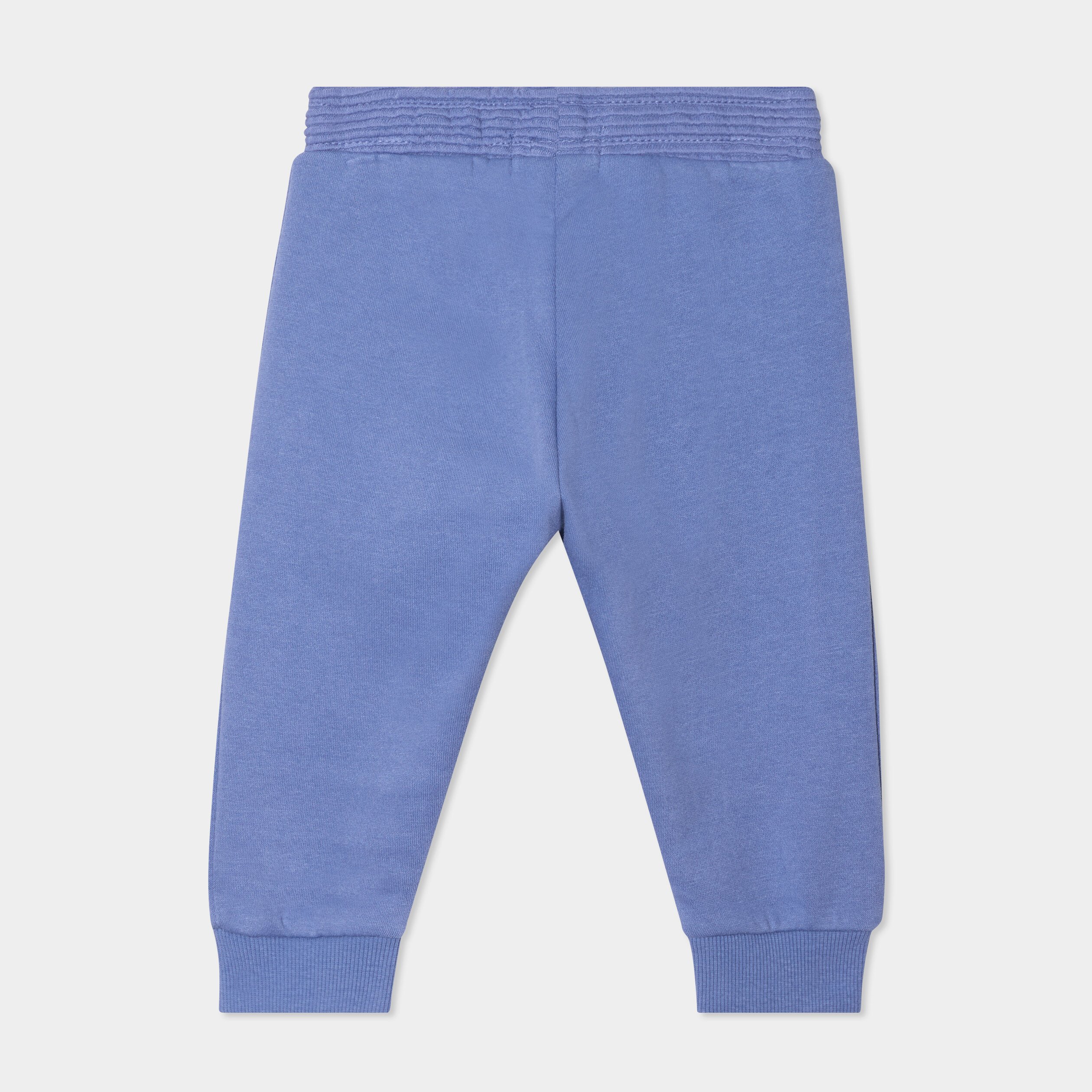 pantalon de jogging taille elastiquee bleu lavande bebeg Pantalon de jogging taille élastiquée bleu lavande bébé garçon