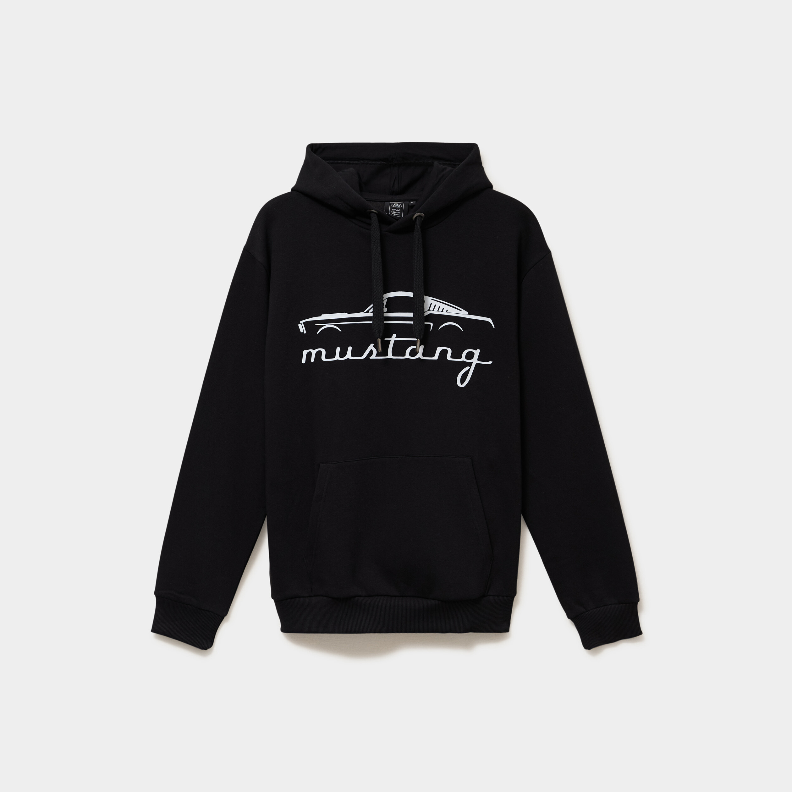 Sweat hoodie 1 poche &agrave; capuche Mustang noir homme