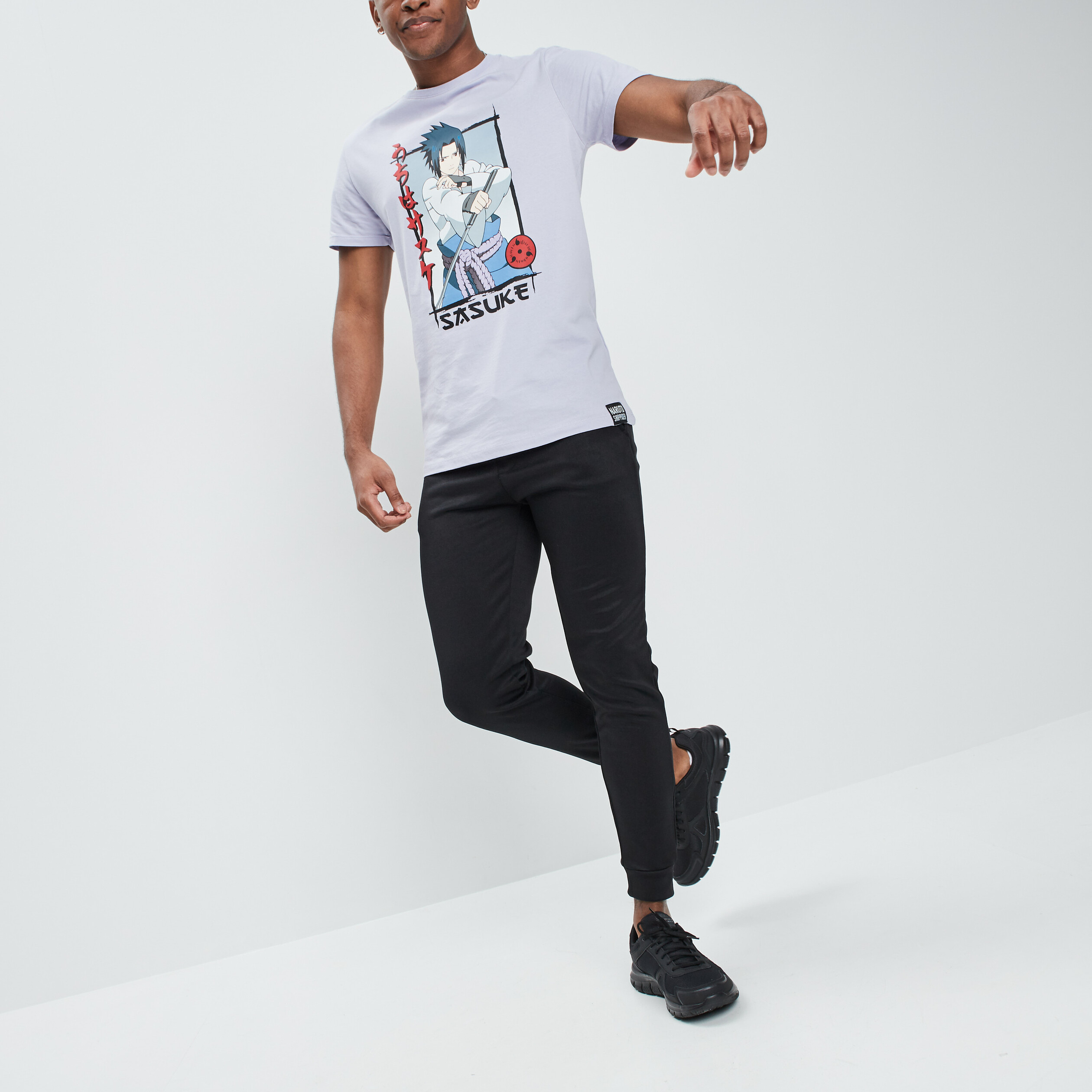 jogging ajuste a coulisse noir homme Jogging ajusté à coulisse noir homme