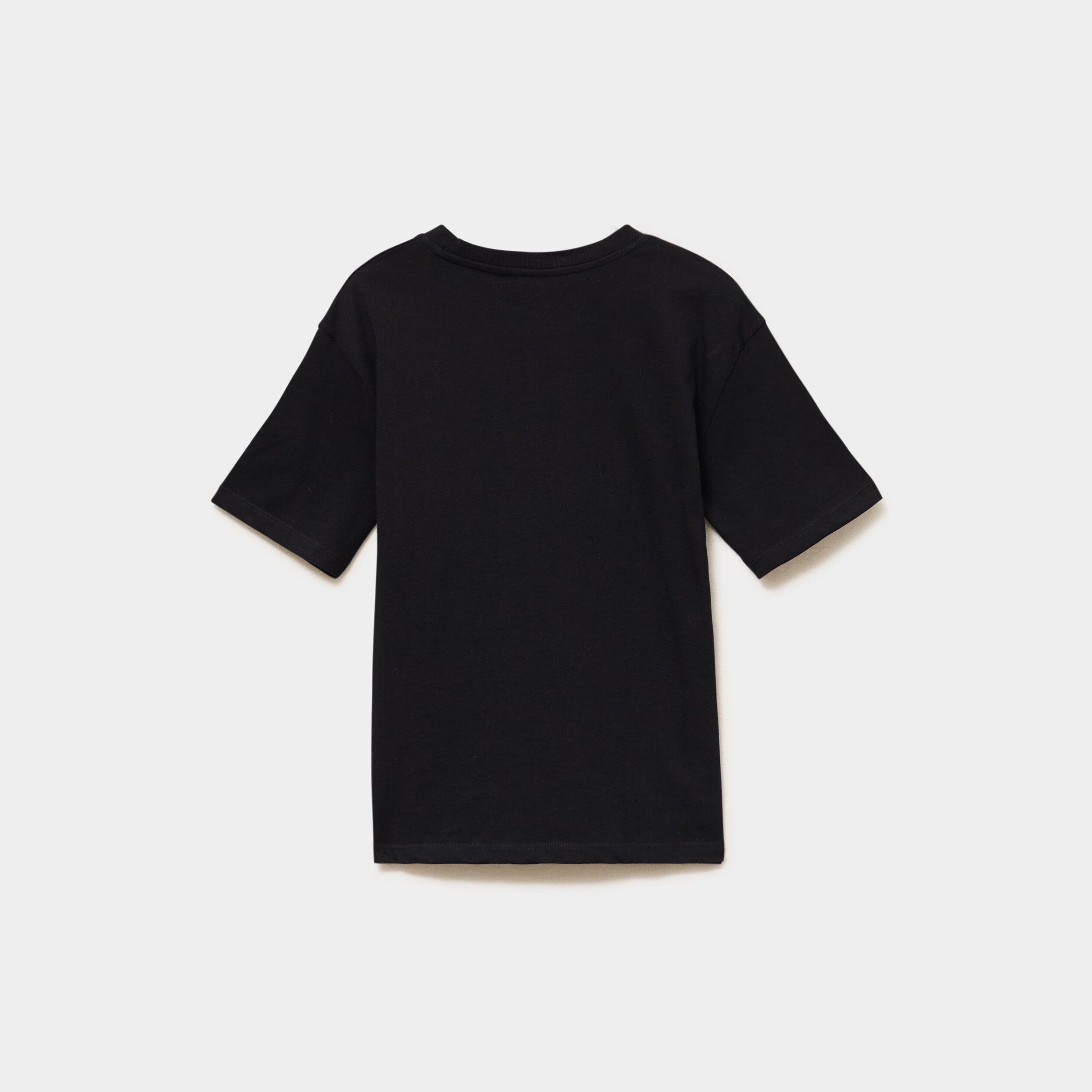 T-shirt manches courtes coton Fall Guys noir gar&ccedil;on
