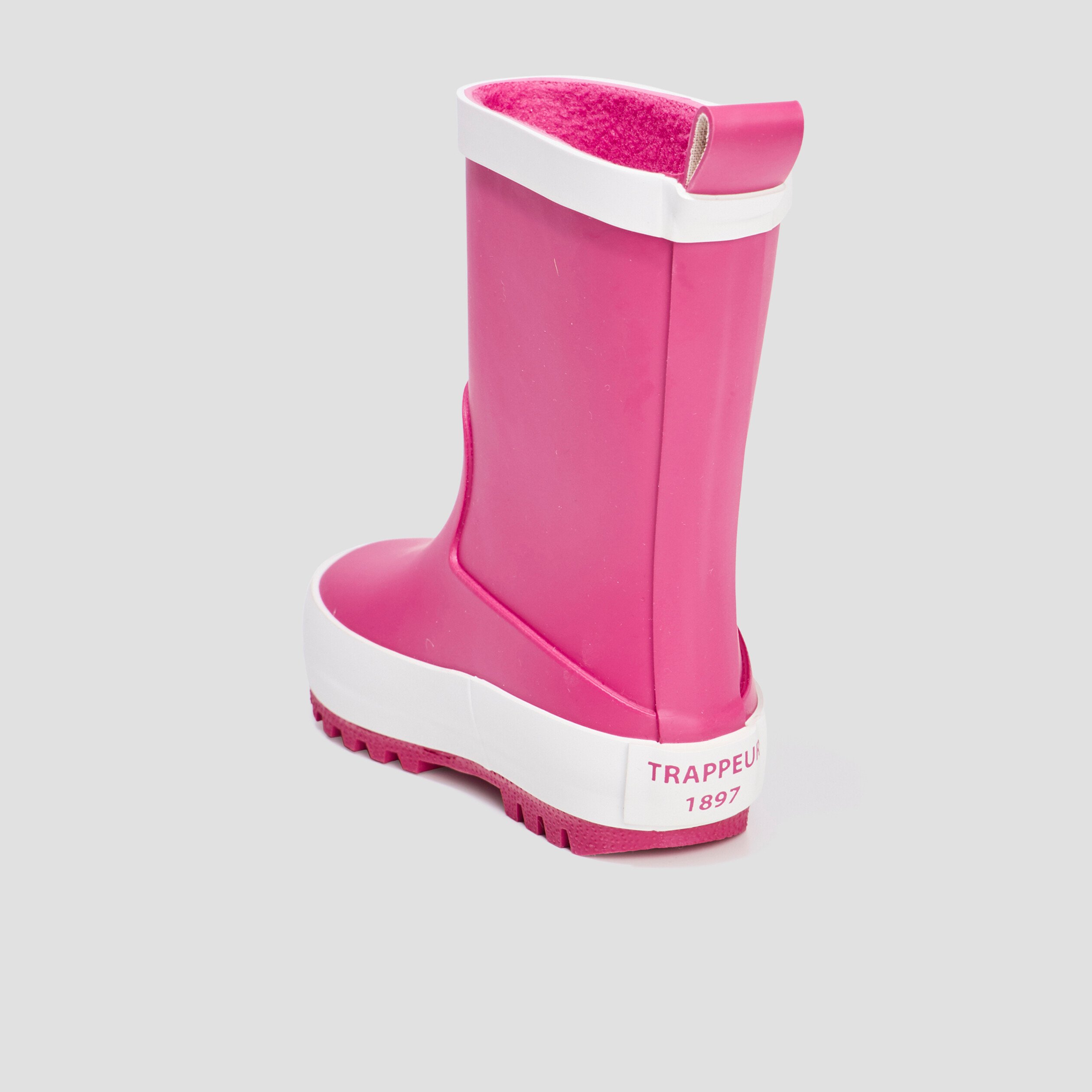 Baby Flac Bottes Pluie Bebe Fille Bottes De Pluie Trappeur Rose