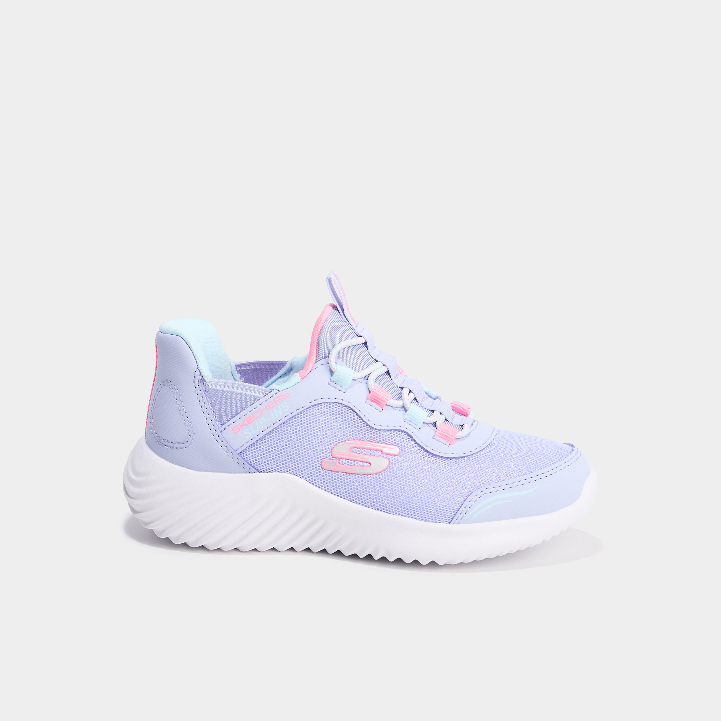 Baskets running Slip-ins à bout rond violet fille La Halle