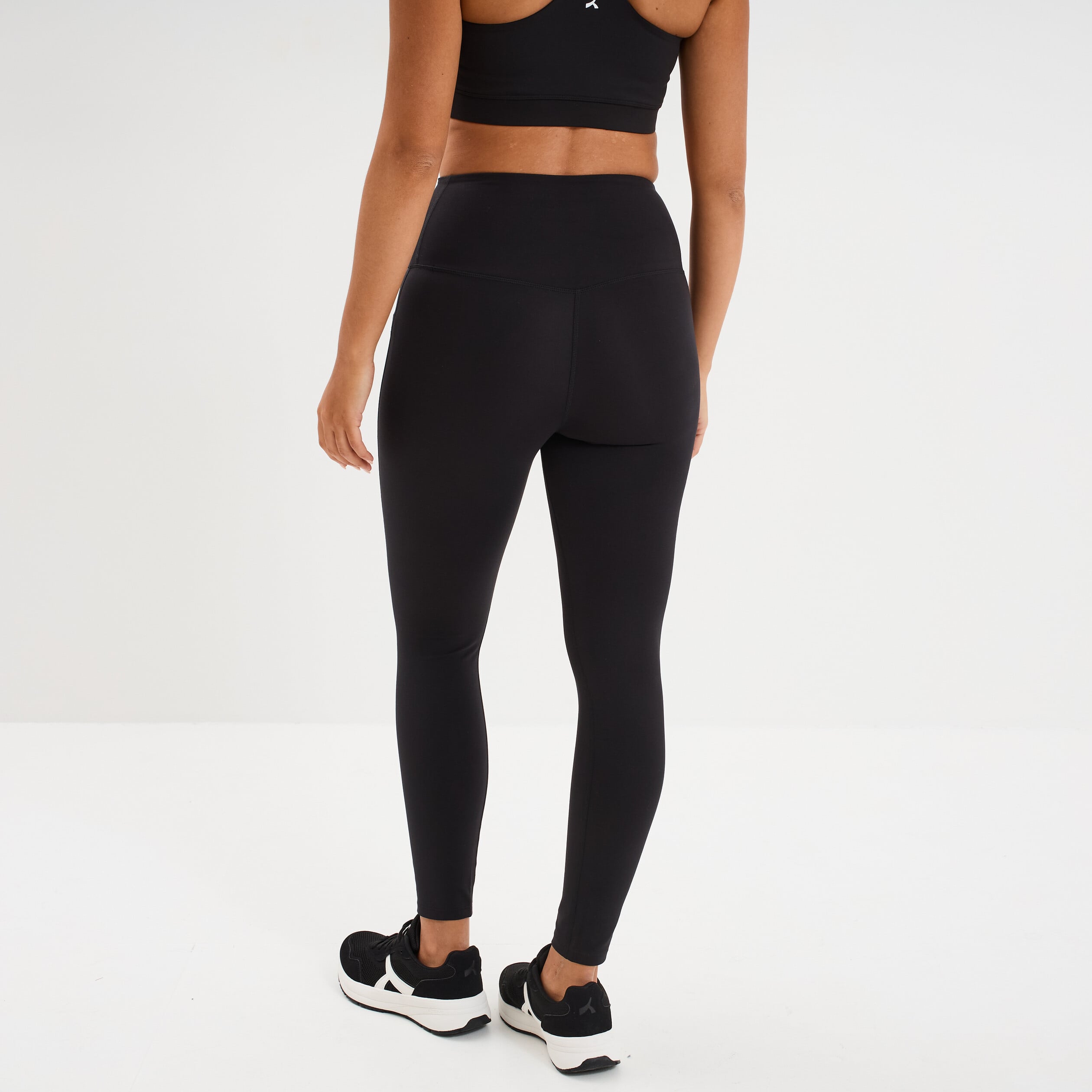 Legging de sport taille haute noir femme