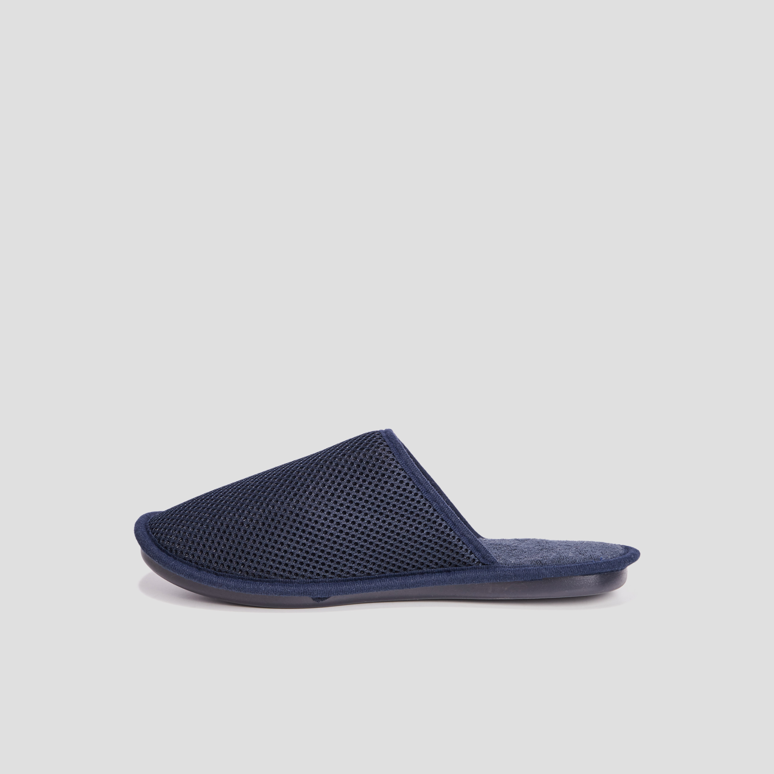 chaussons mules bleu marine homme Chaussons mules bleu marine homme