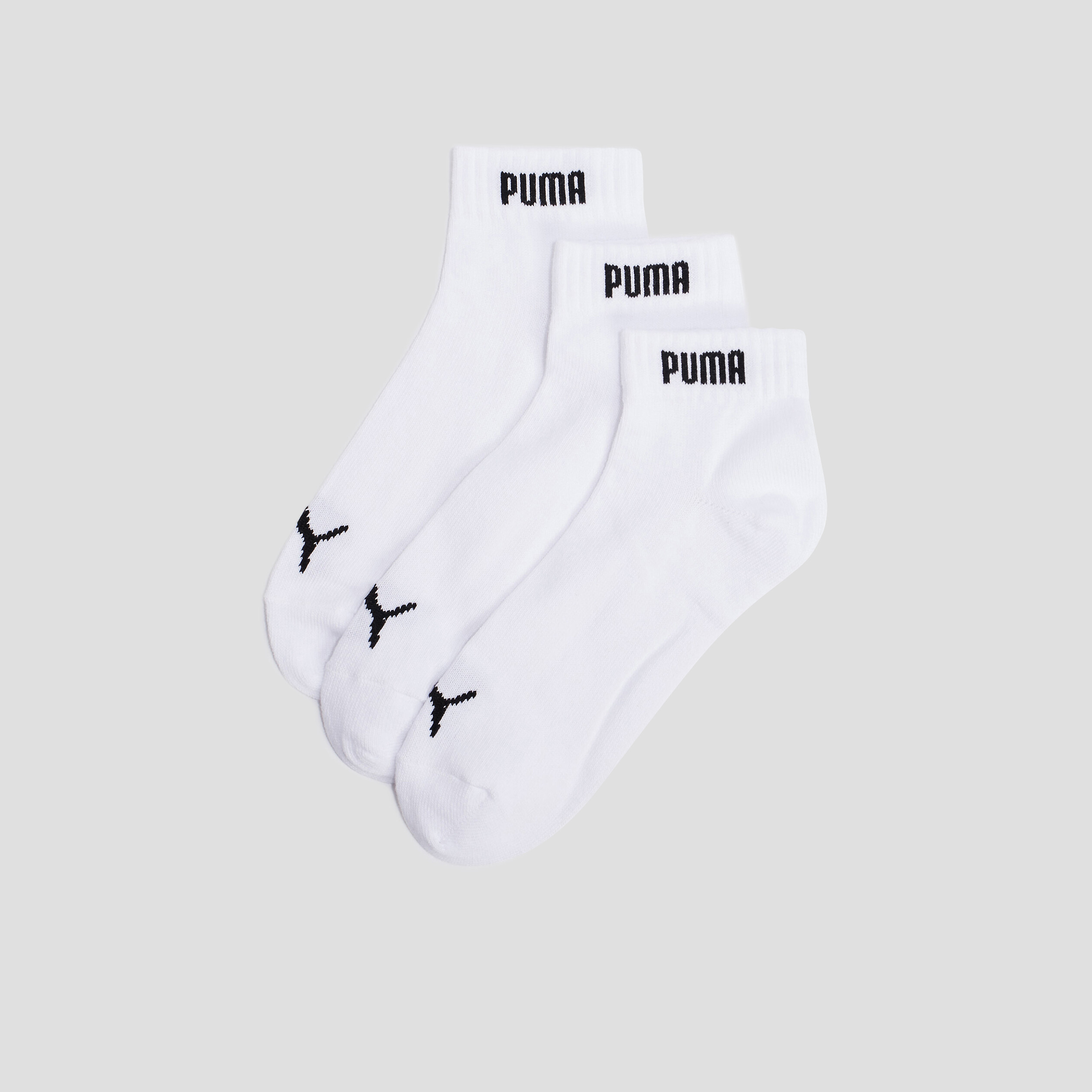 Puma Lot de 3 chaussettes blanc grande taille