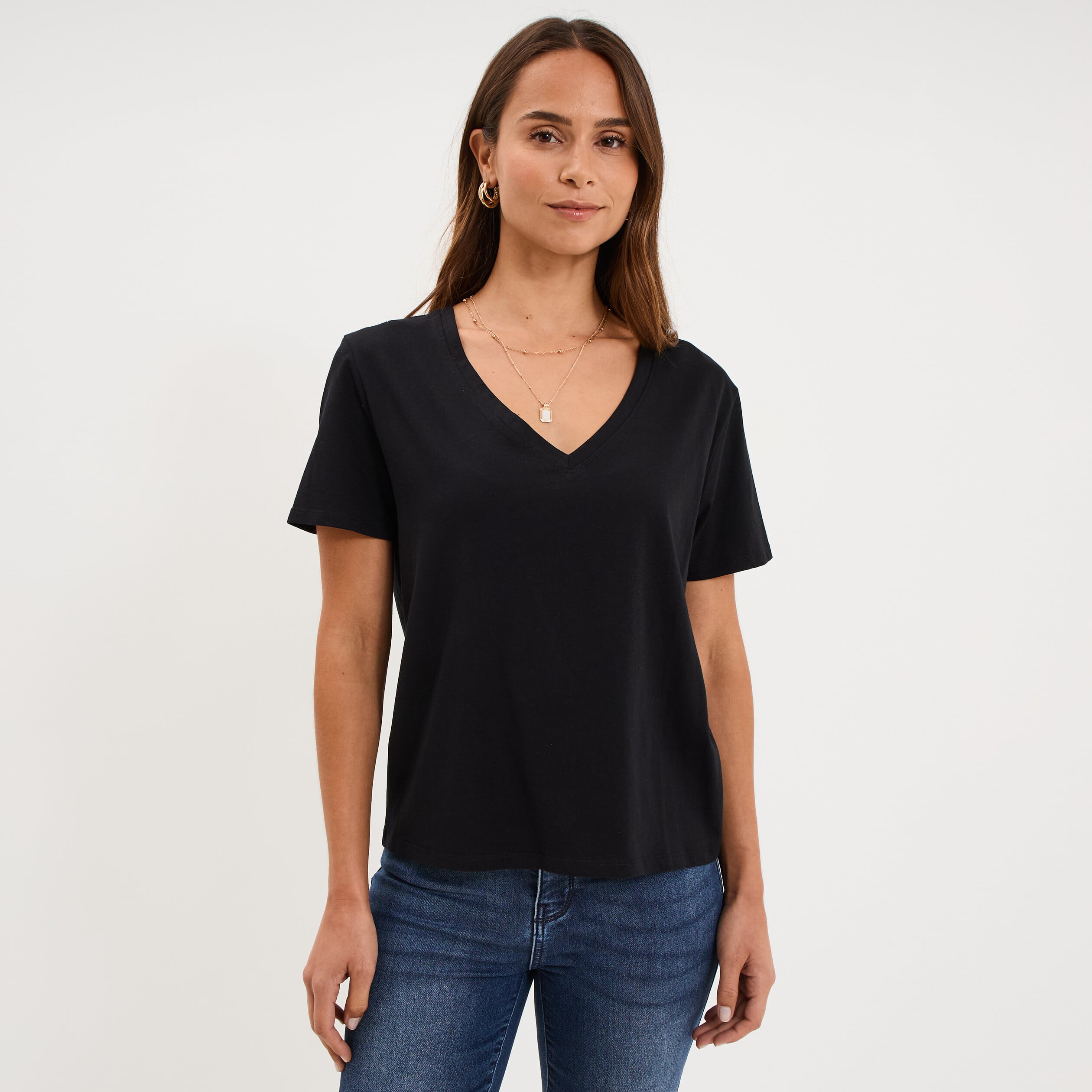 T-shirt de danse moderne femme - noir - Noir Fum - Domyos - Décathlon