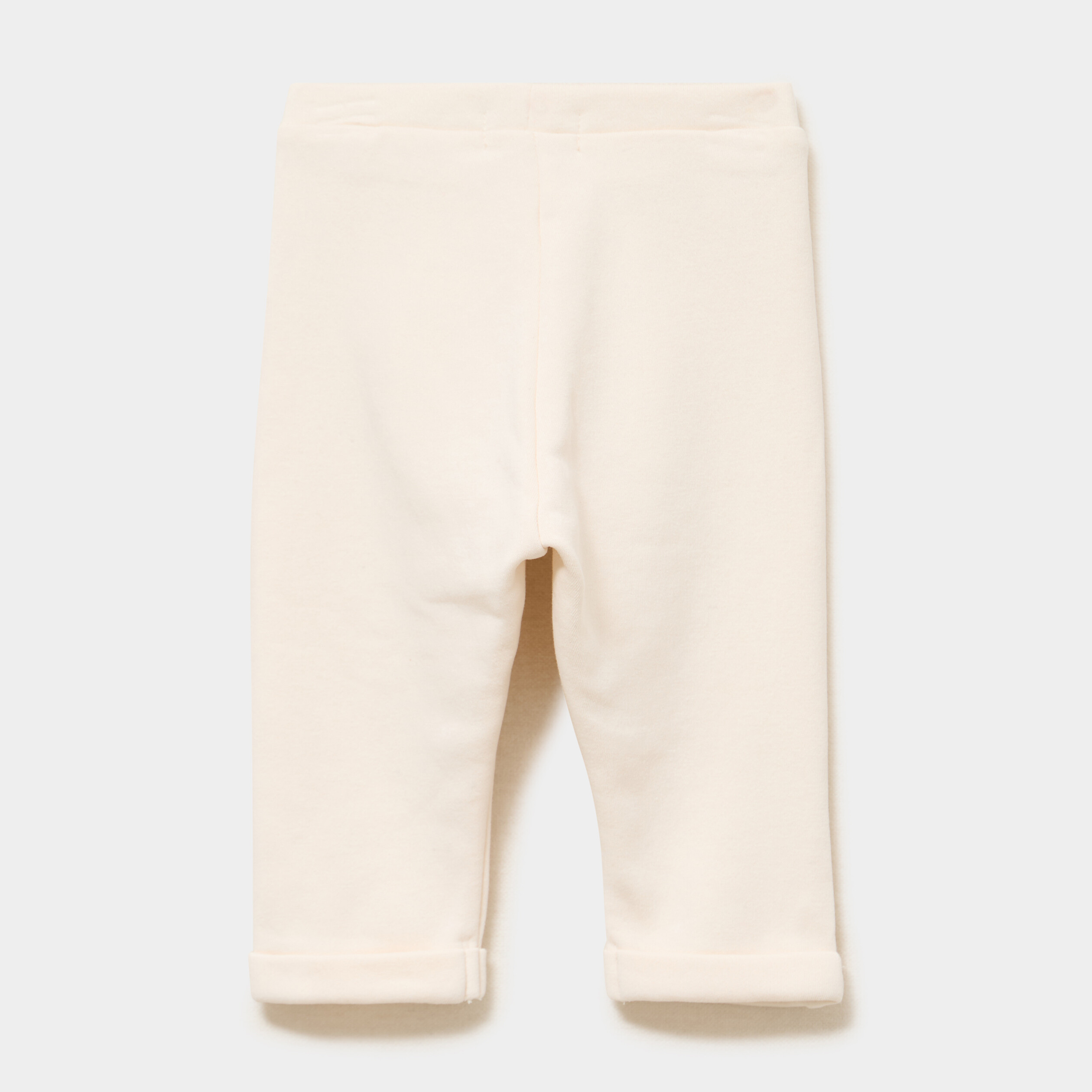 Pantalon de jogging relaxed avec noeud creme b&eacute;b&eacute; fille