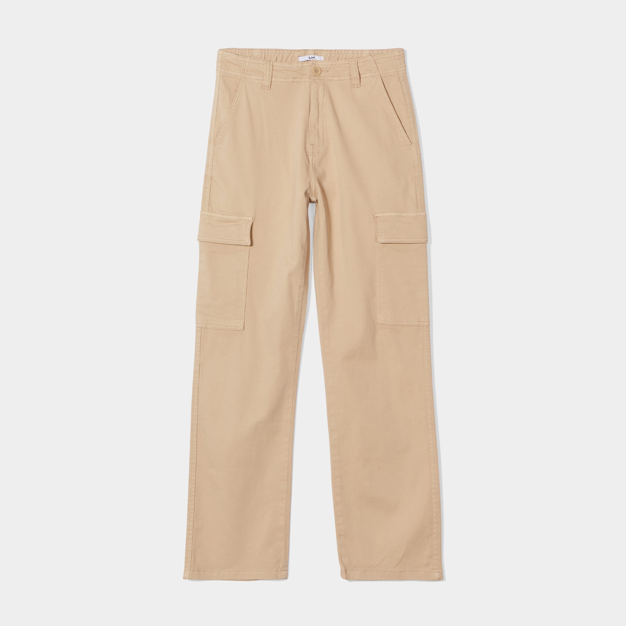 pantalon cargo droit sable femme Pantalon cargo droit sable femme