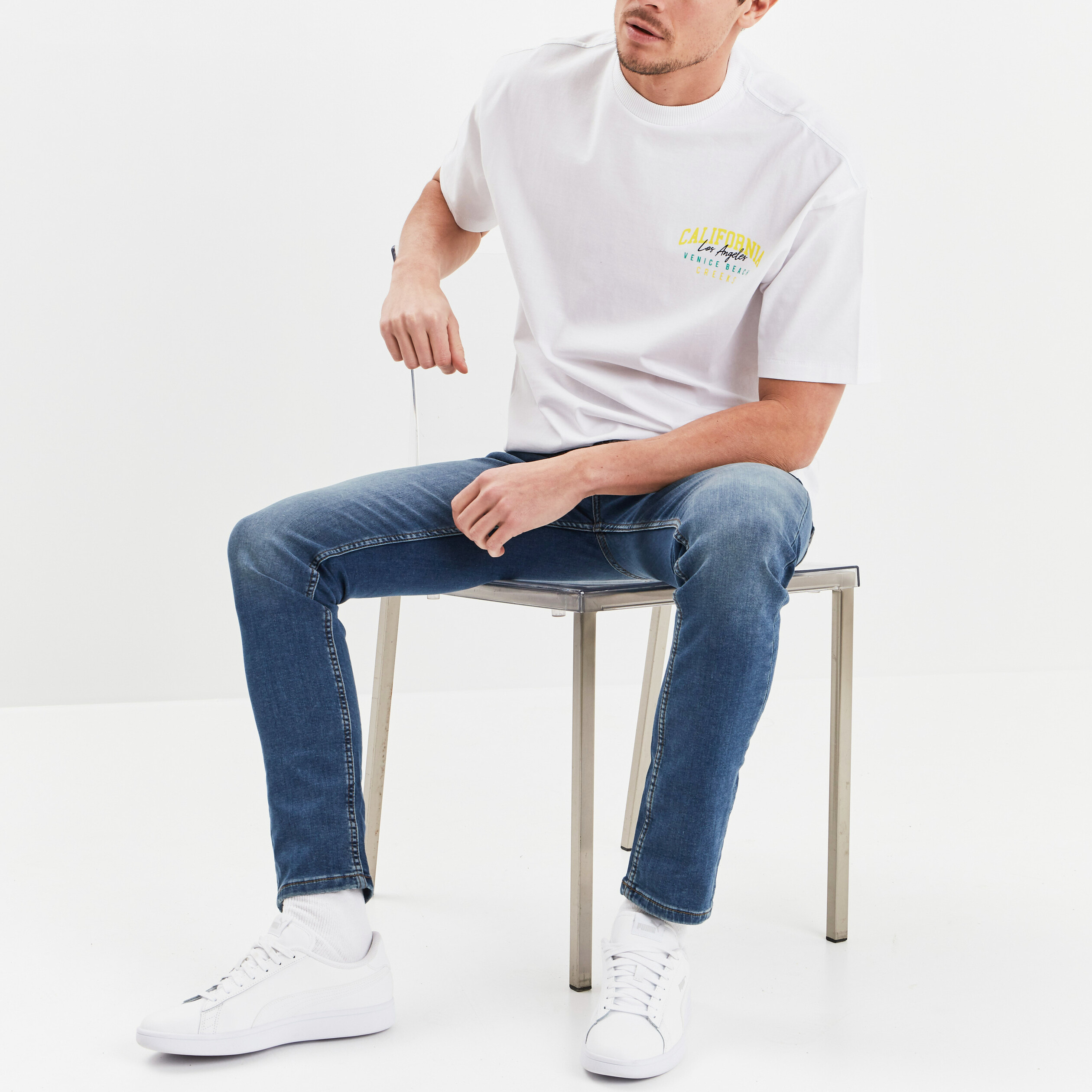jeans skinny taille standard denim dirty homme Jeans skinny taille standard denim dirty homme