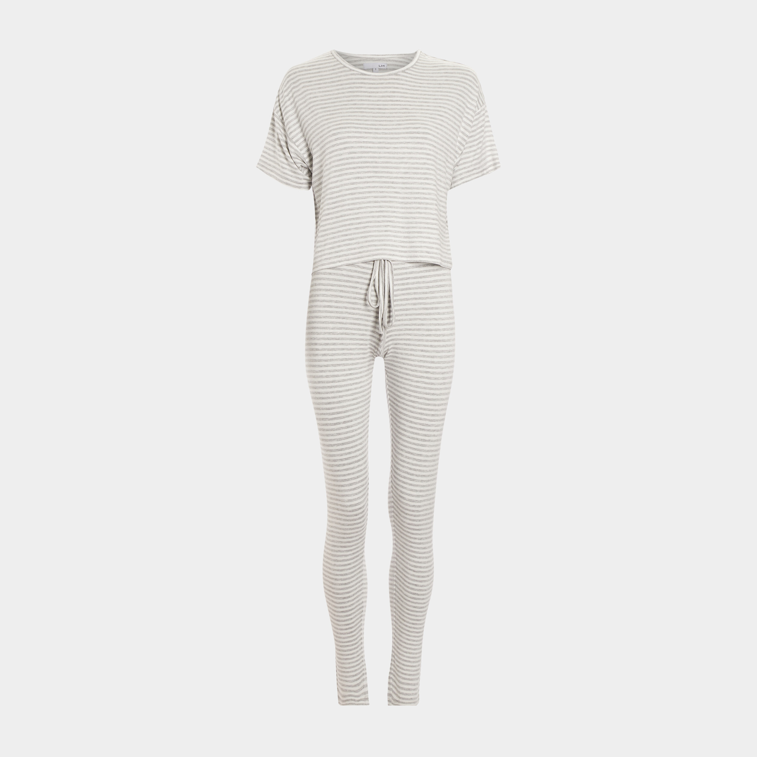 ensemble pyjama 2 pieces gris clair femme Ensemble pyjama 2 pièces gris clair femme