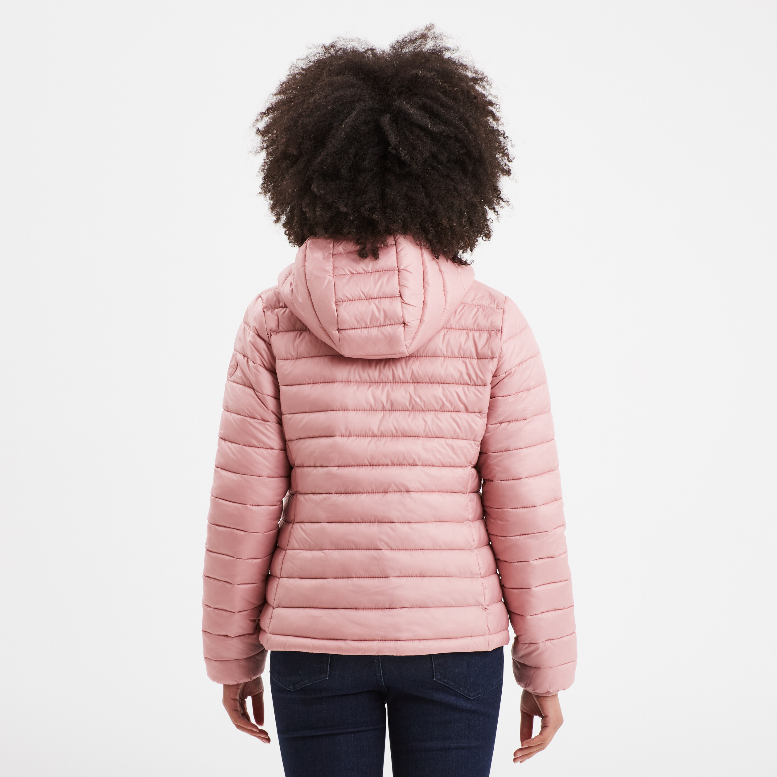 VERTBAUDET Doudoune Légère à Capuche Fille Corail 12A - Veste Chaude Mi-Saison