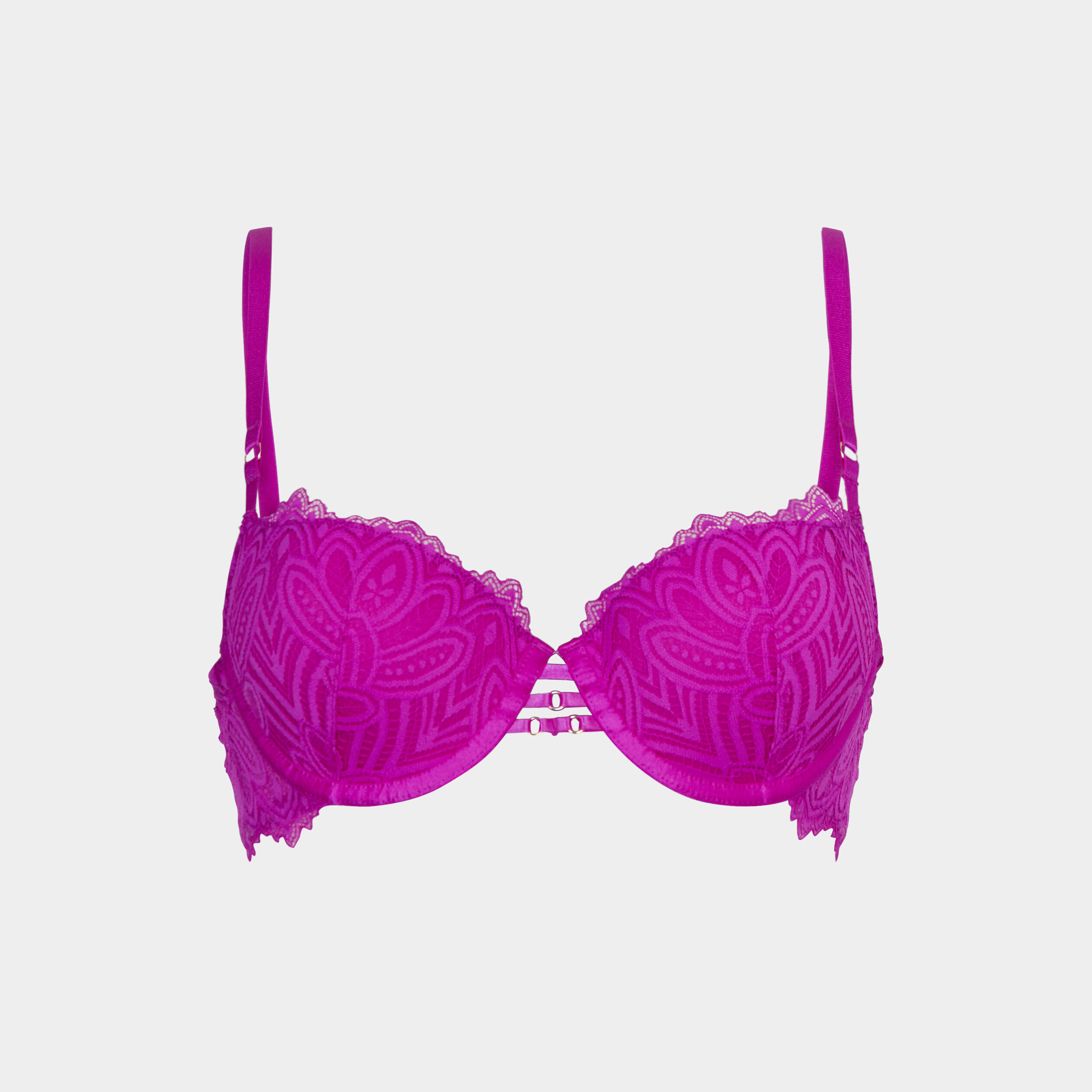 soutien gorge corbeille padde dentelle violet femme Soutien-gorge corbeille paddé dentelle violet femme