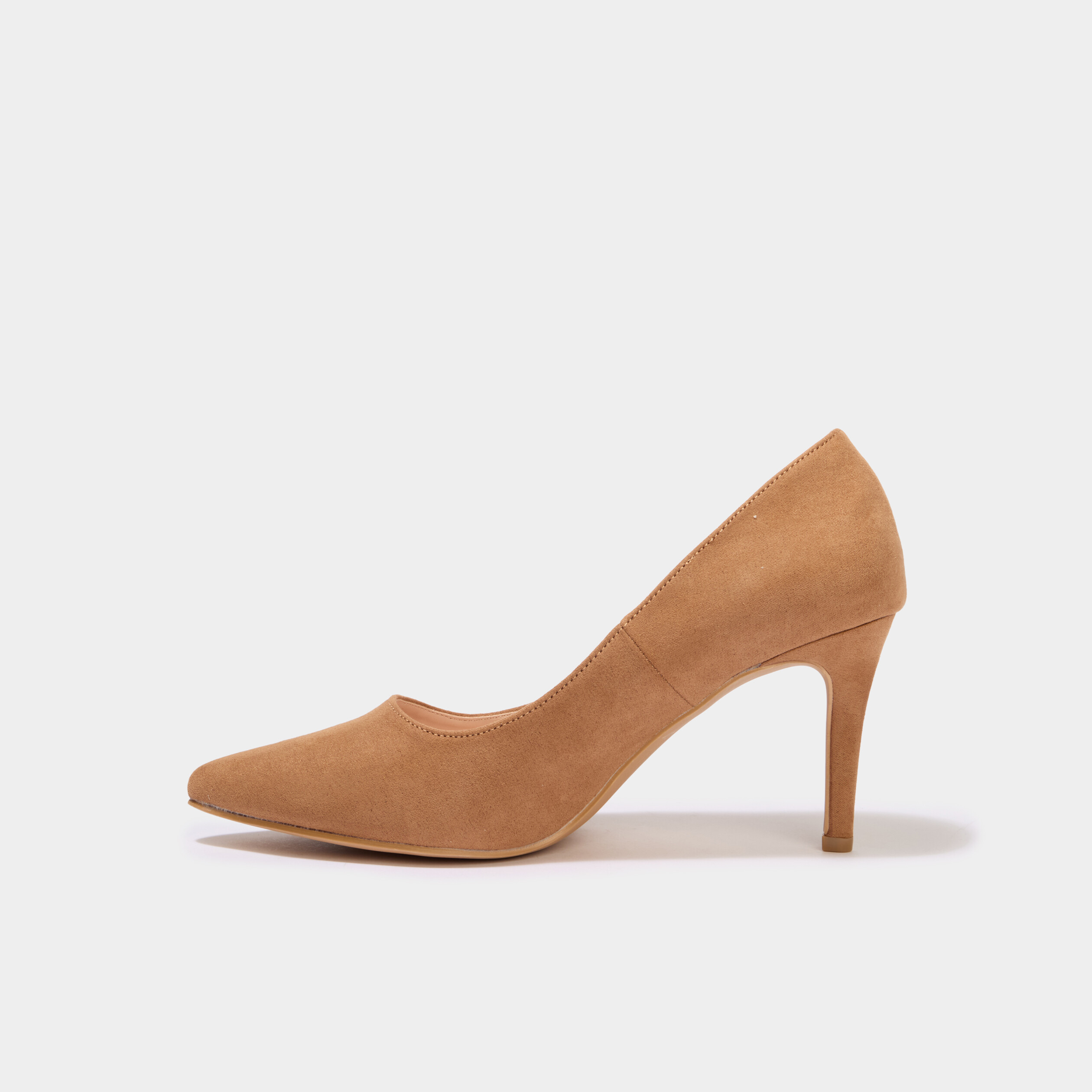 Escarpins &agrave; talons aiguilles camel femme