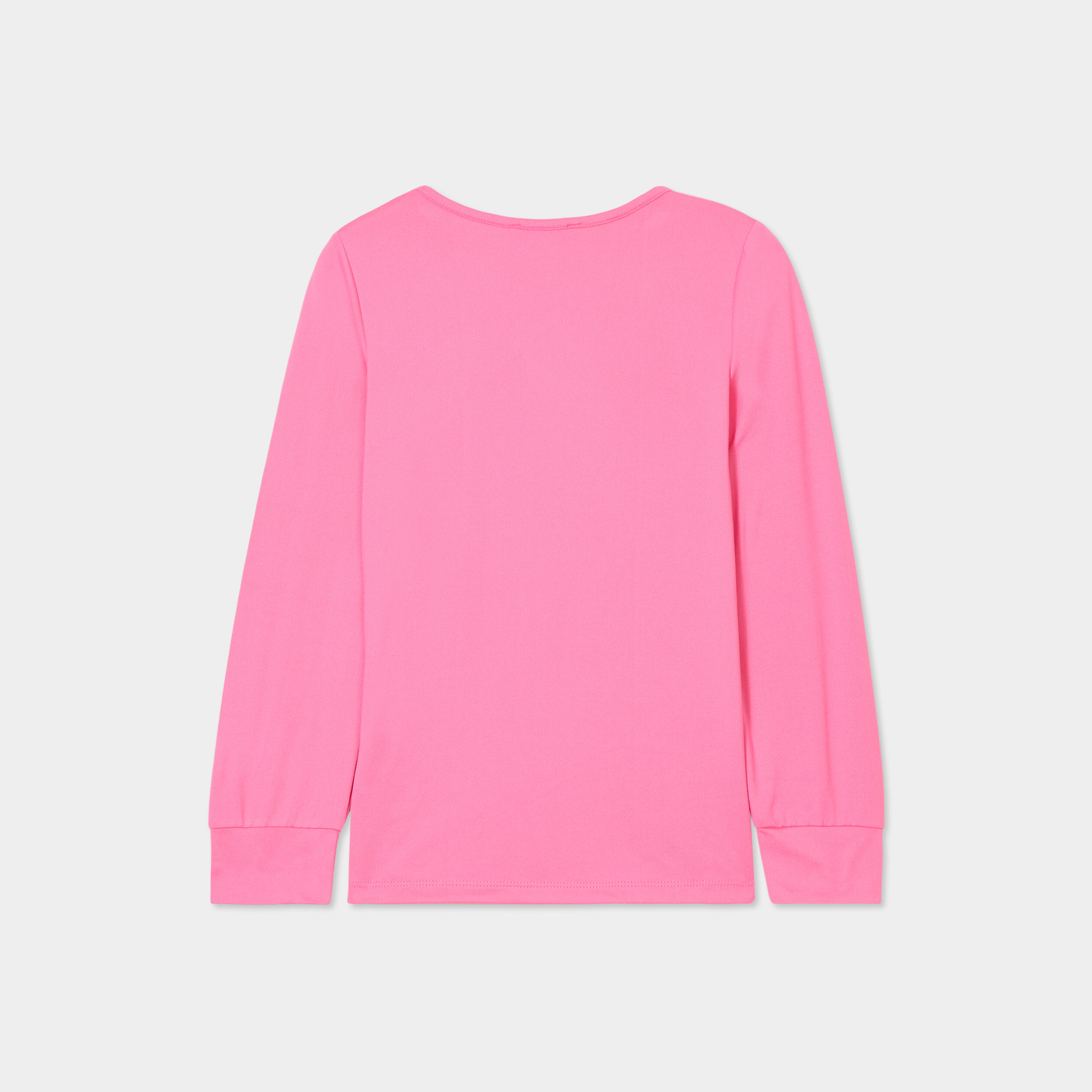 Ensemble pyjama pantalon 2 pi&egrave;ces rose fushia fille