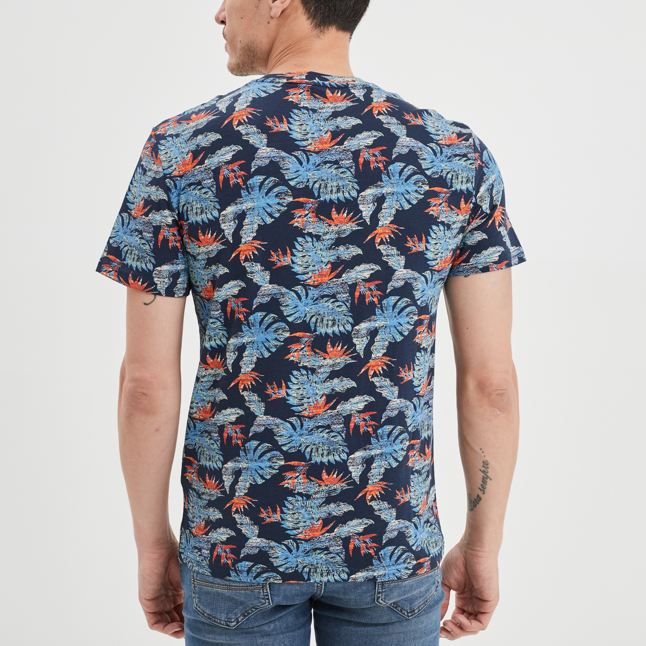 t shirt manches courtes creeks bleu marine homme T-shirt manches courtes Creeks bleu marine homme