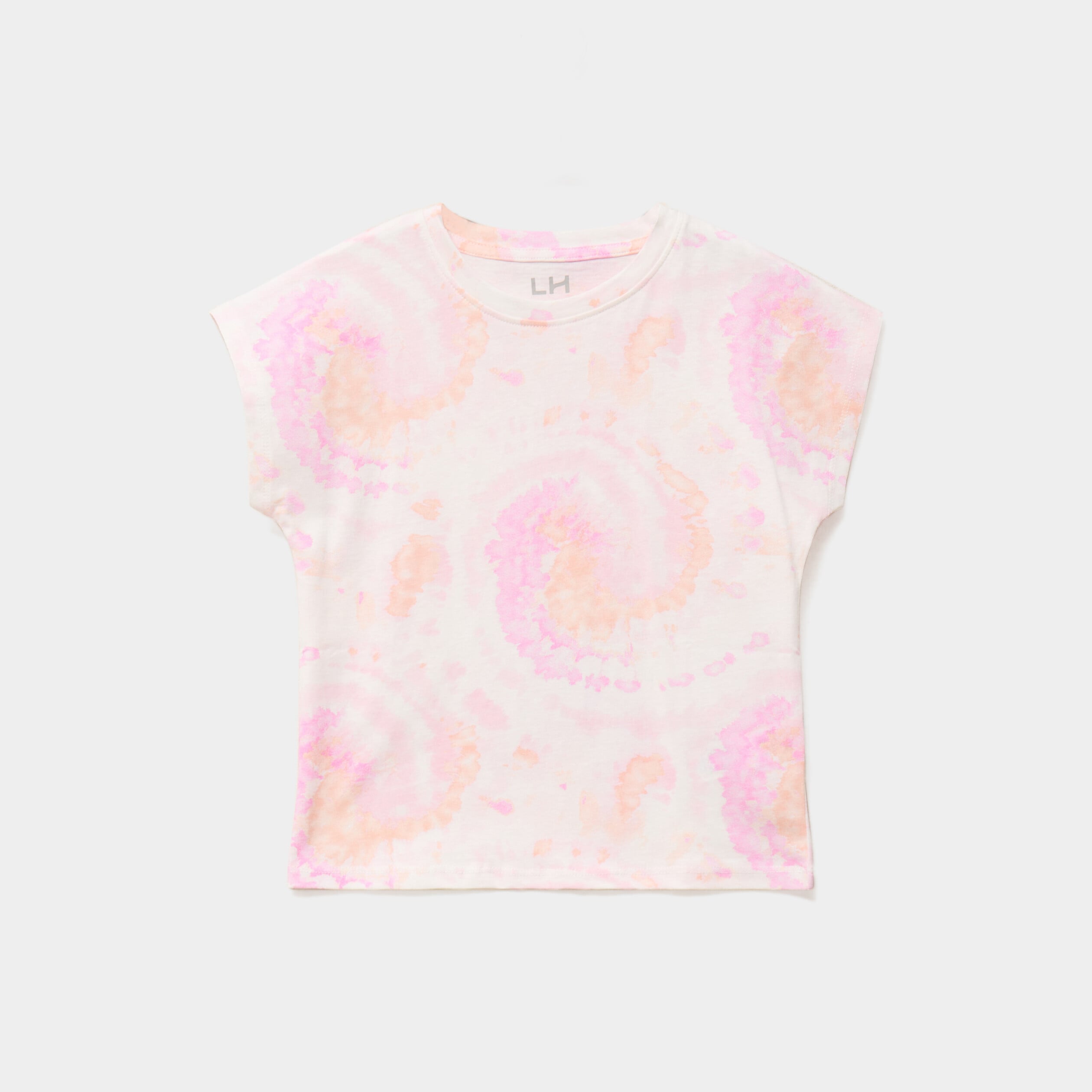 T-shirt manches courtes coton beige fille