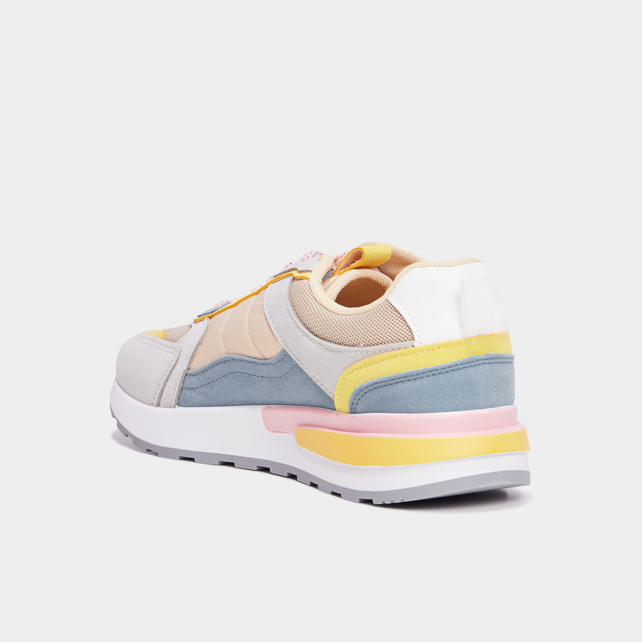 baskets running avec lacets creeks jaune femme Baskets running avec lacets Creeks jaune femme