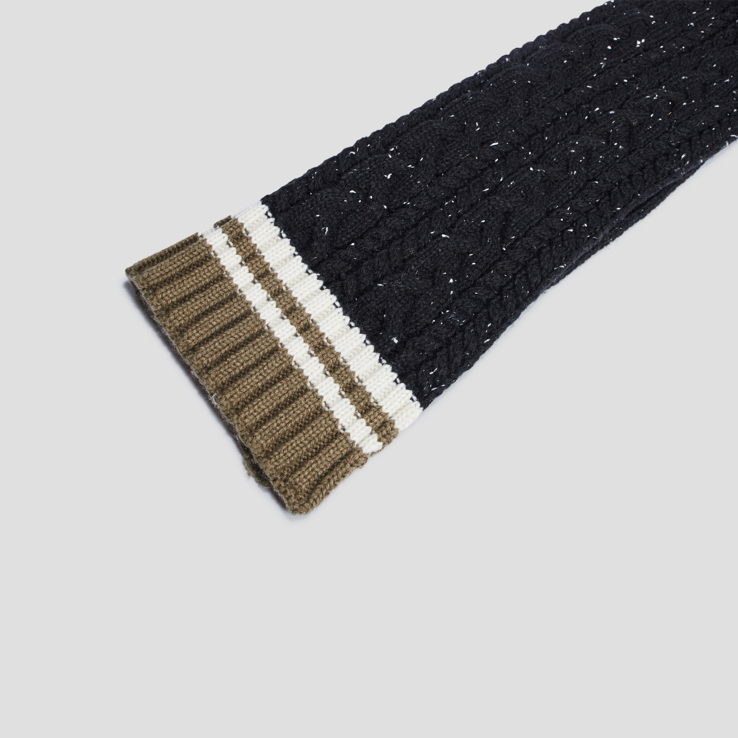Écharpe noir homme
