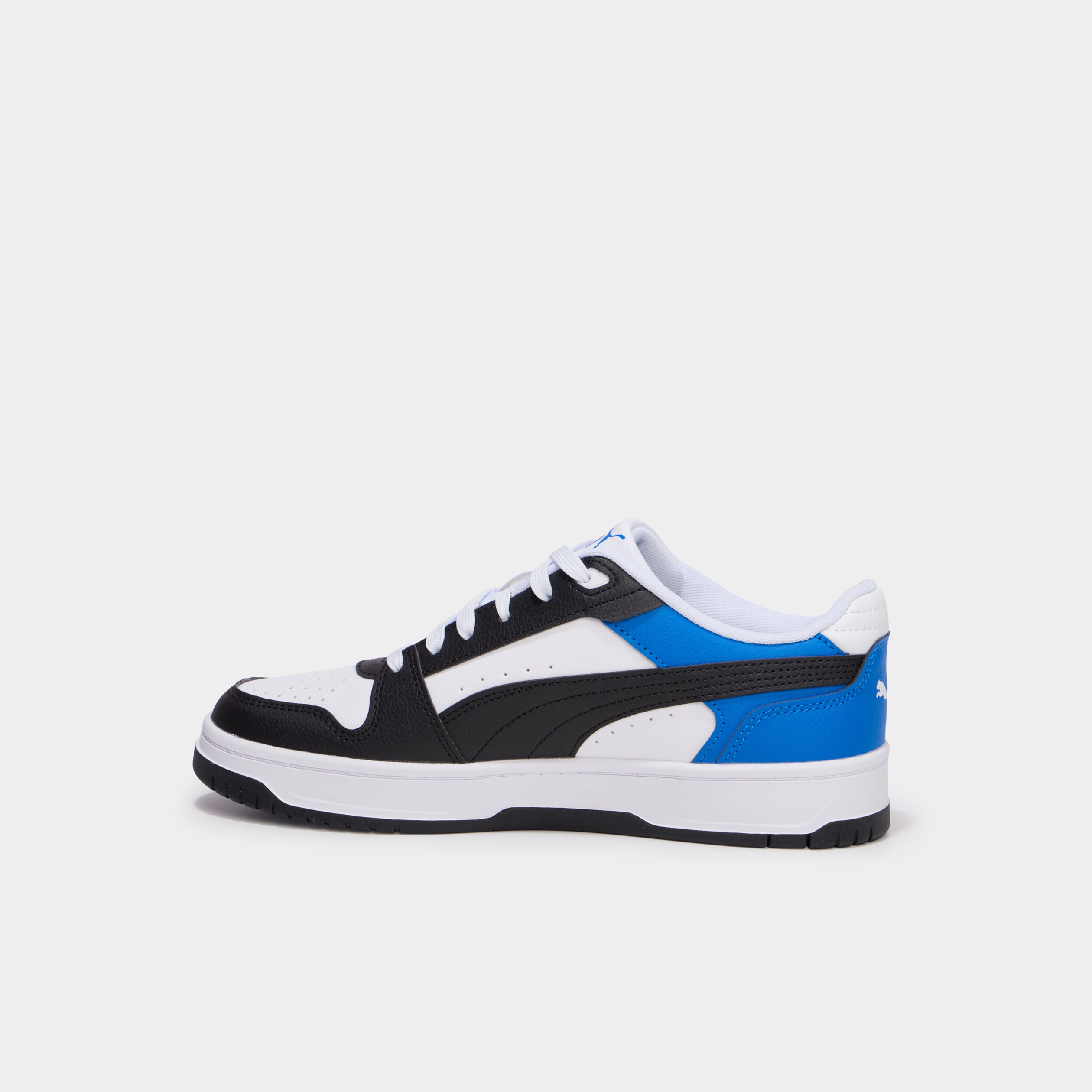 Baskets &agrave; lacets Puma Rebound bleu electrique gar&ccedil;on