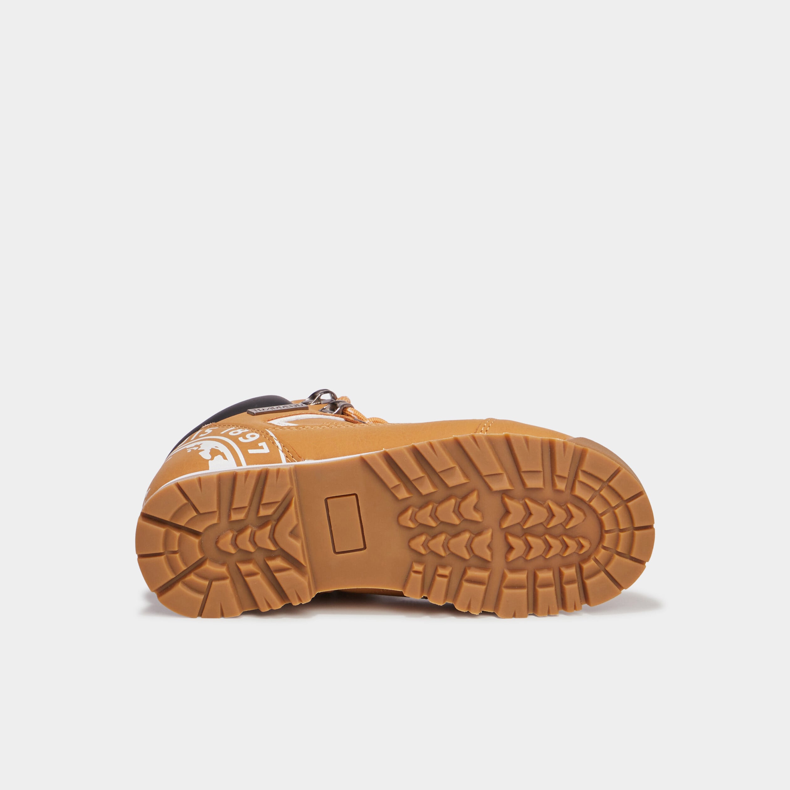 Bottines &agrave; lacets Trappeur Babino jaune gar&ccedil;on