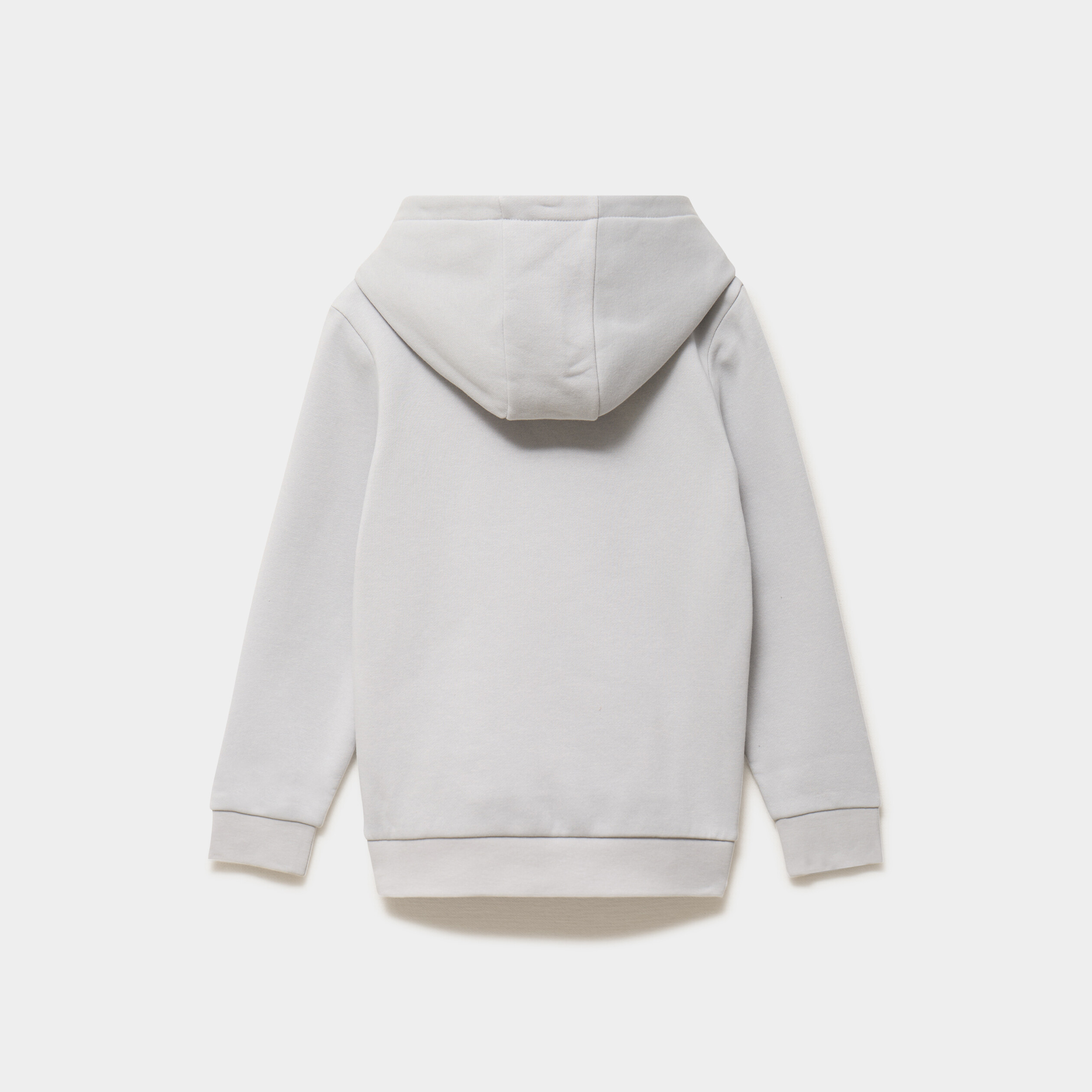 Sweat hoodie 1 poche Kappa gris clair gar&ccedil;on