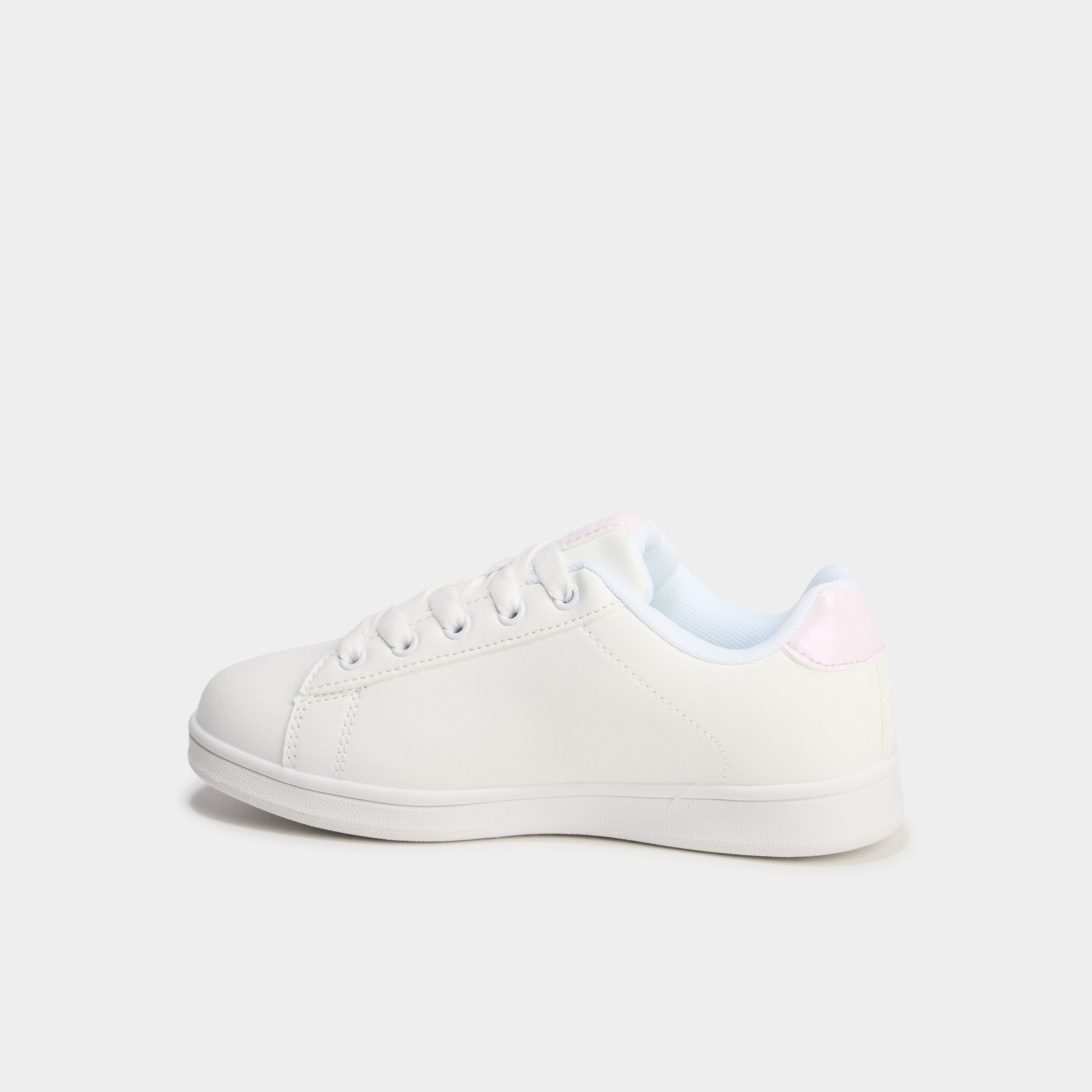 tennis basses a lacets et sequins blanc fille Tennis basses à lacets et sequins blanc fille