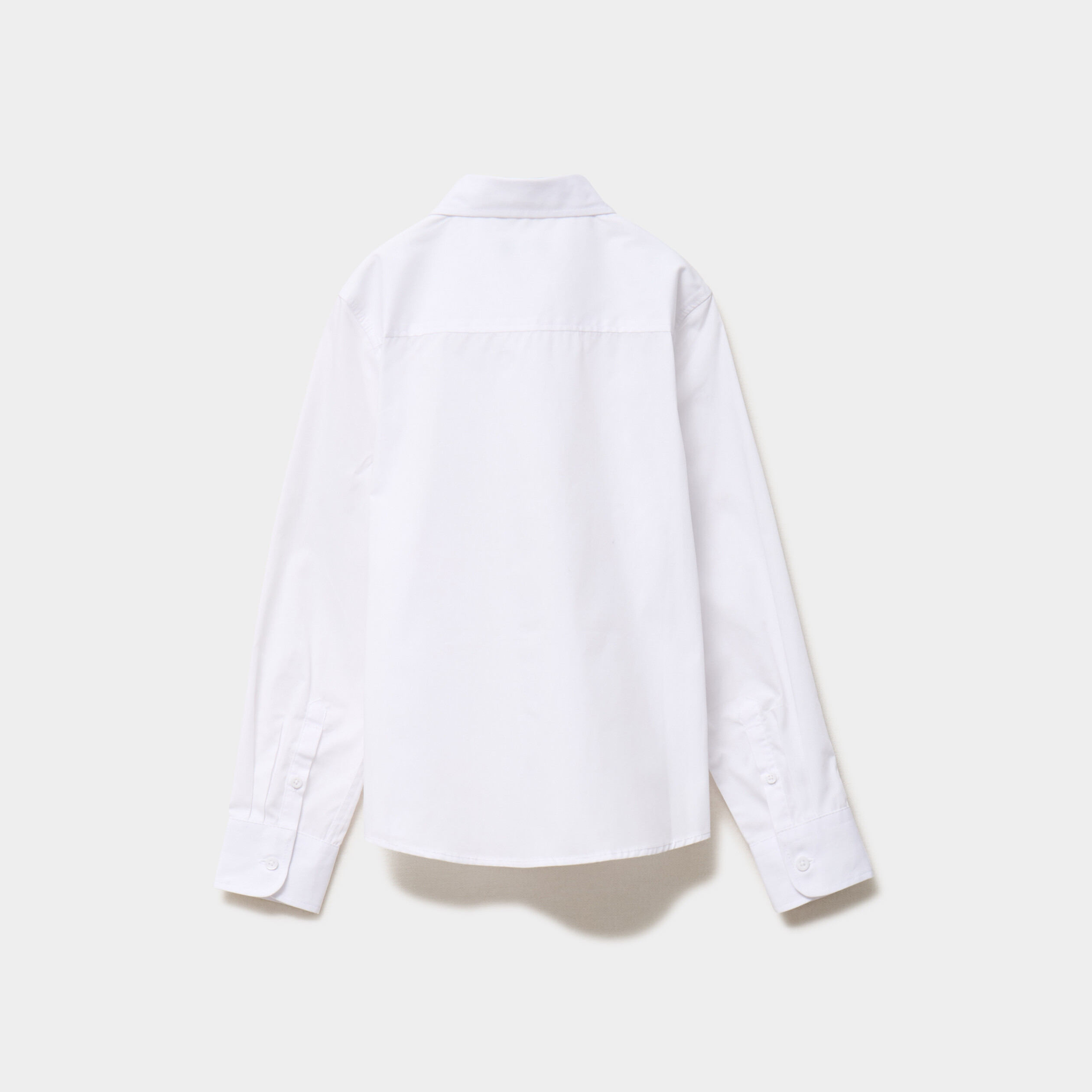 Chemise manches longues blanc gar&ccedil;on