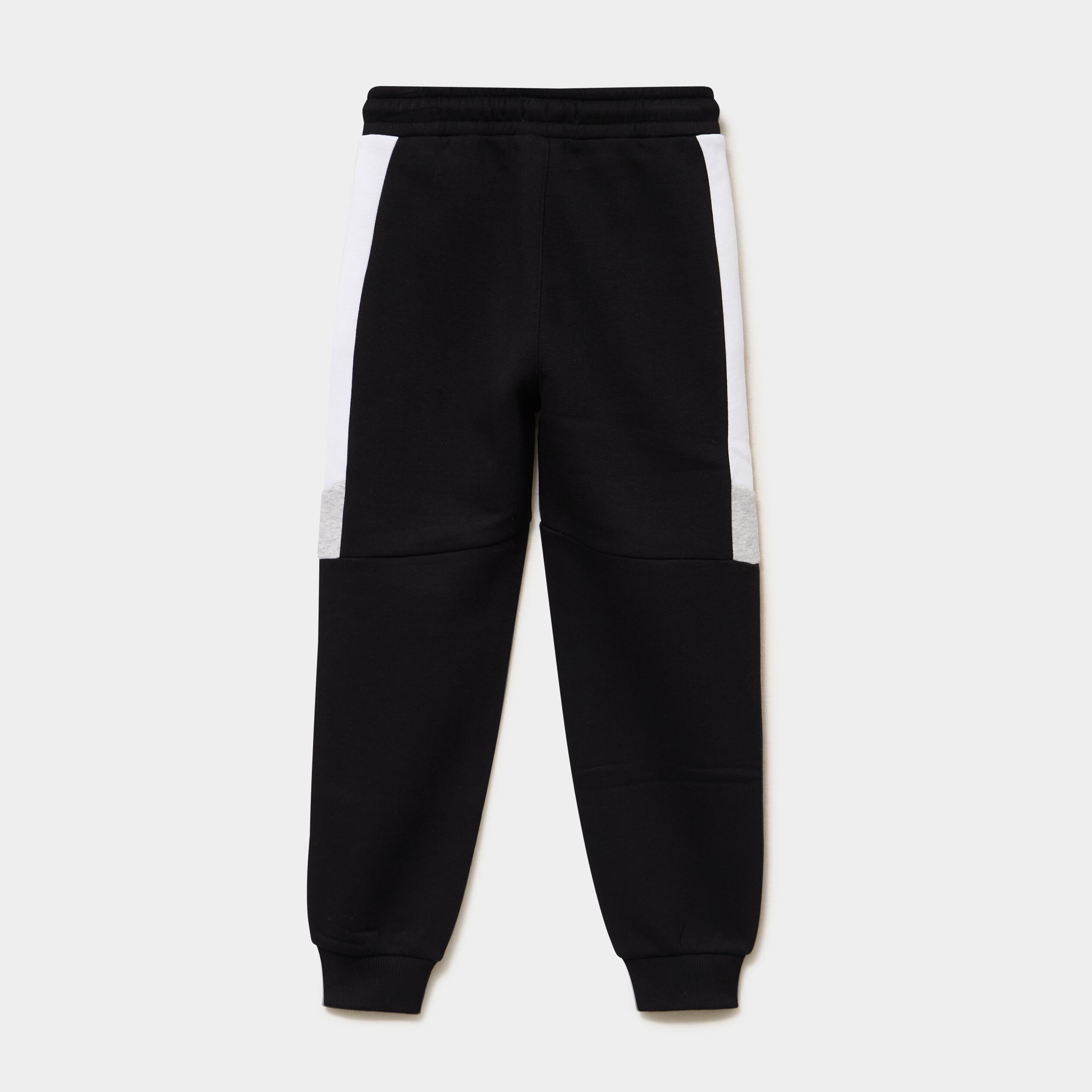 Pantalon de jogging regular molletonn&eacute; noir gar&ccedil;on