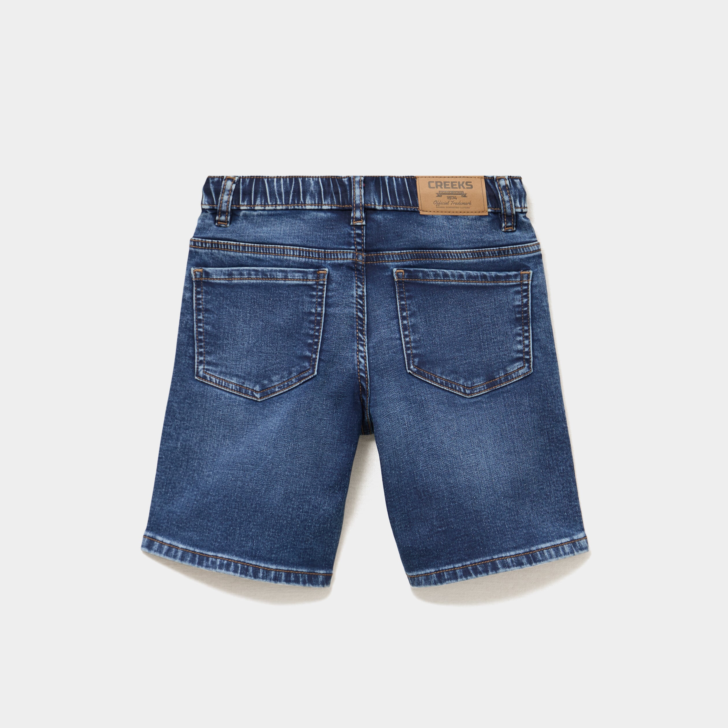 Bermuda en jean regular denim stone gar&ccedil;on