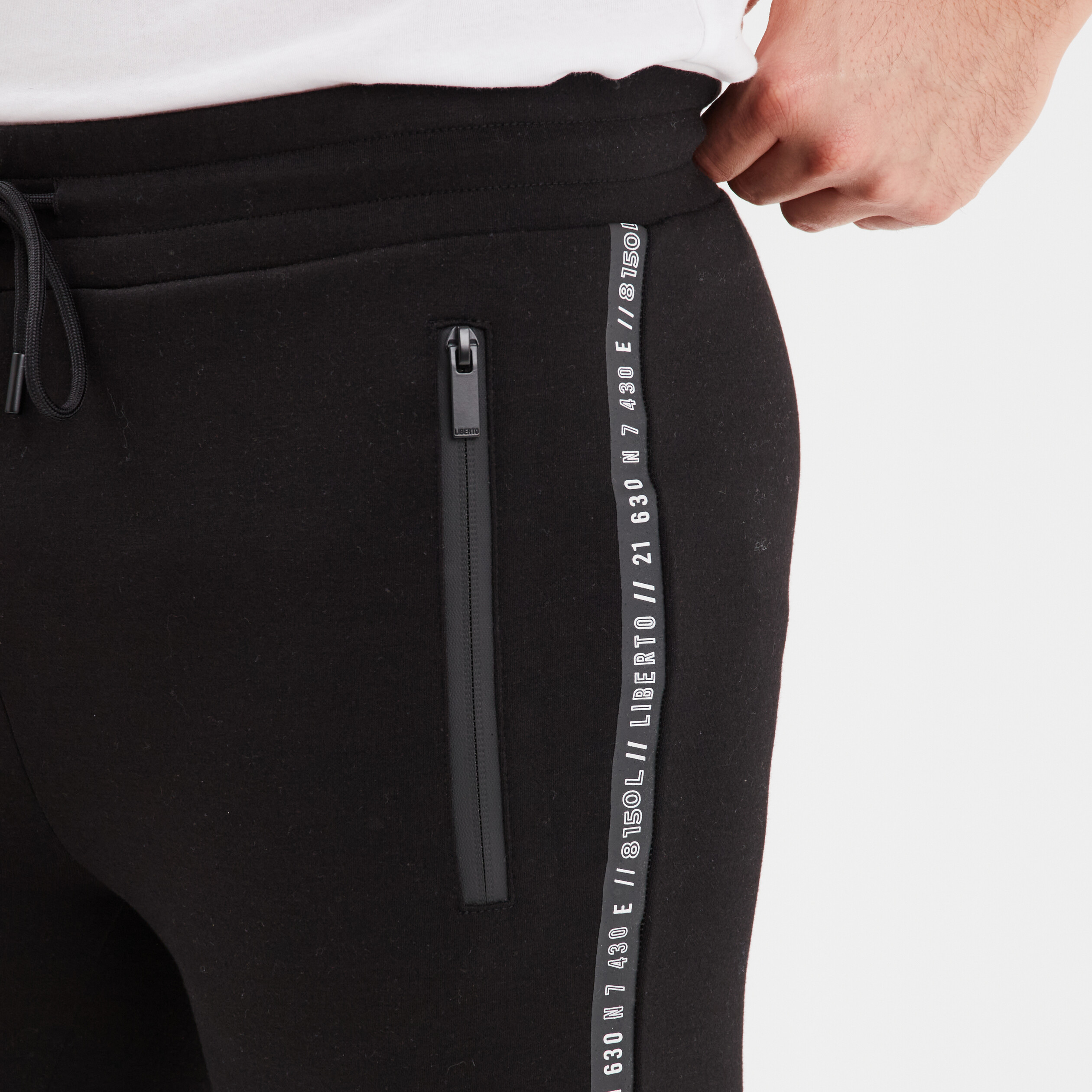 Pantalon de jogging stretch Liberto noir homme
