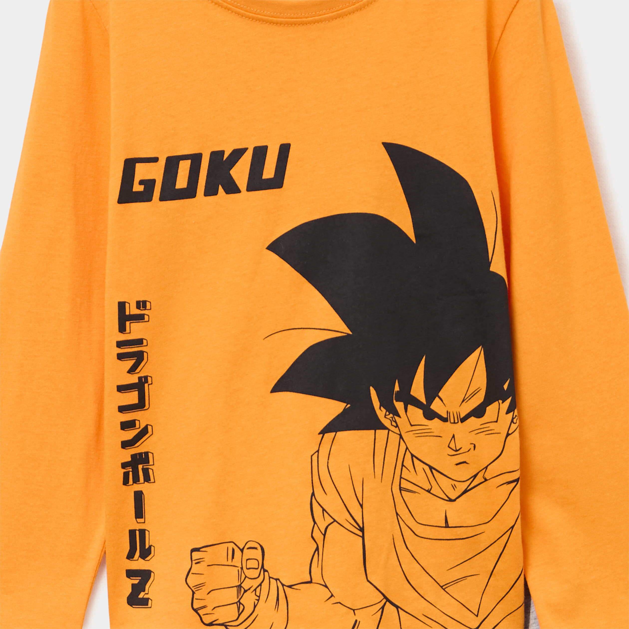 Ensemble pyjama pantalon Dragon Ball Z orange clair gar&ccedil;on