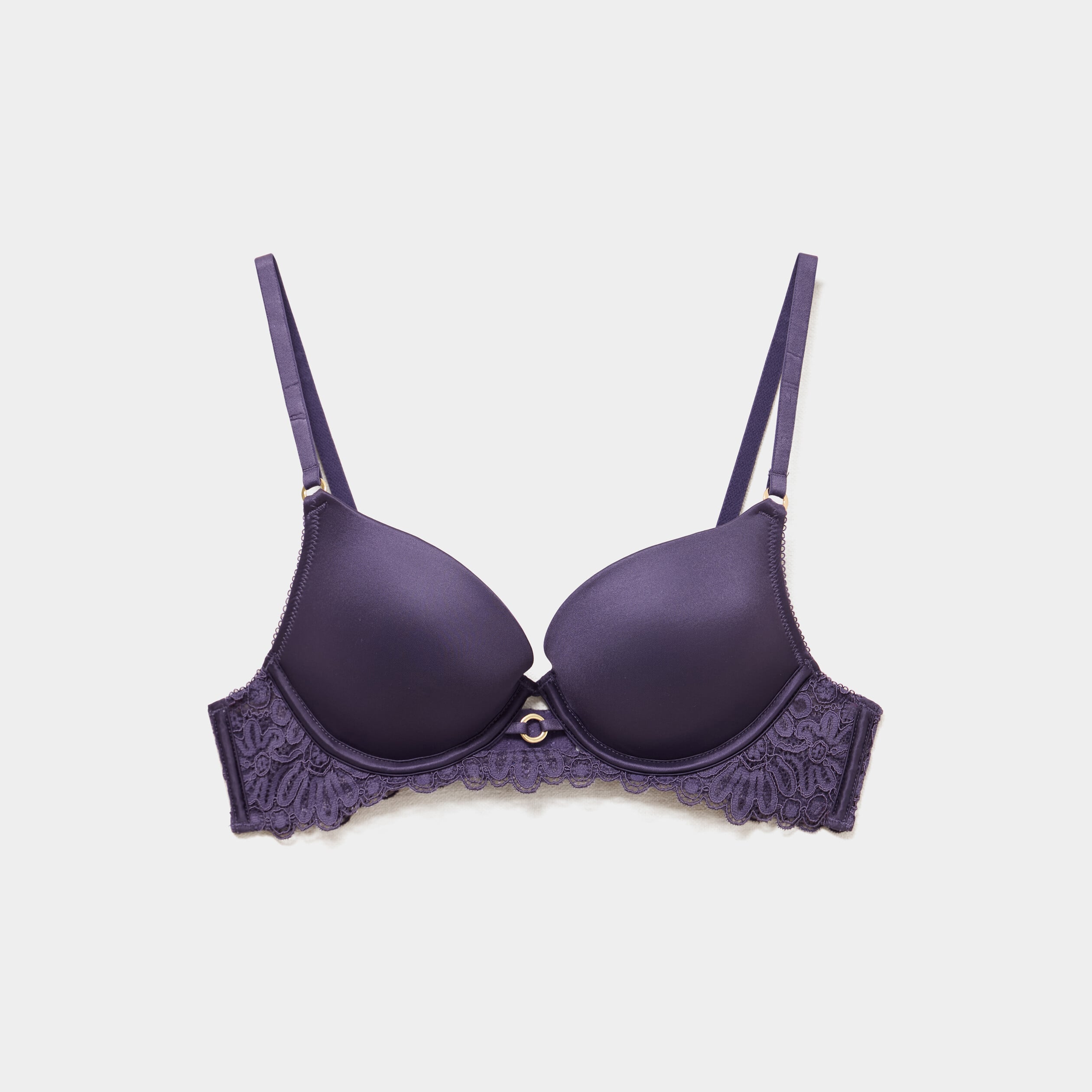 Soutien-gorge maxi push-up padd&eacute; violet femme