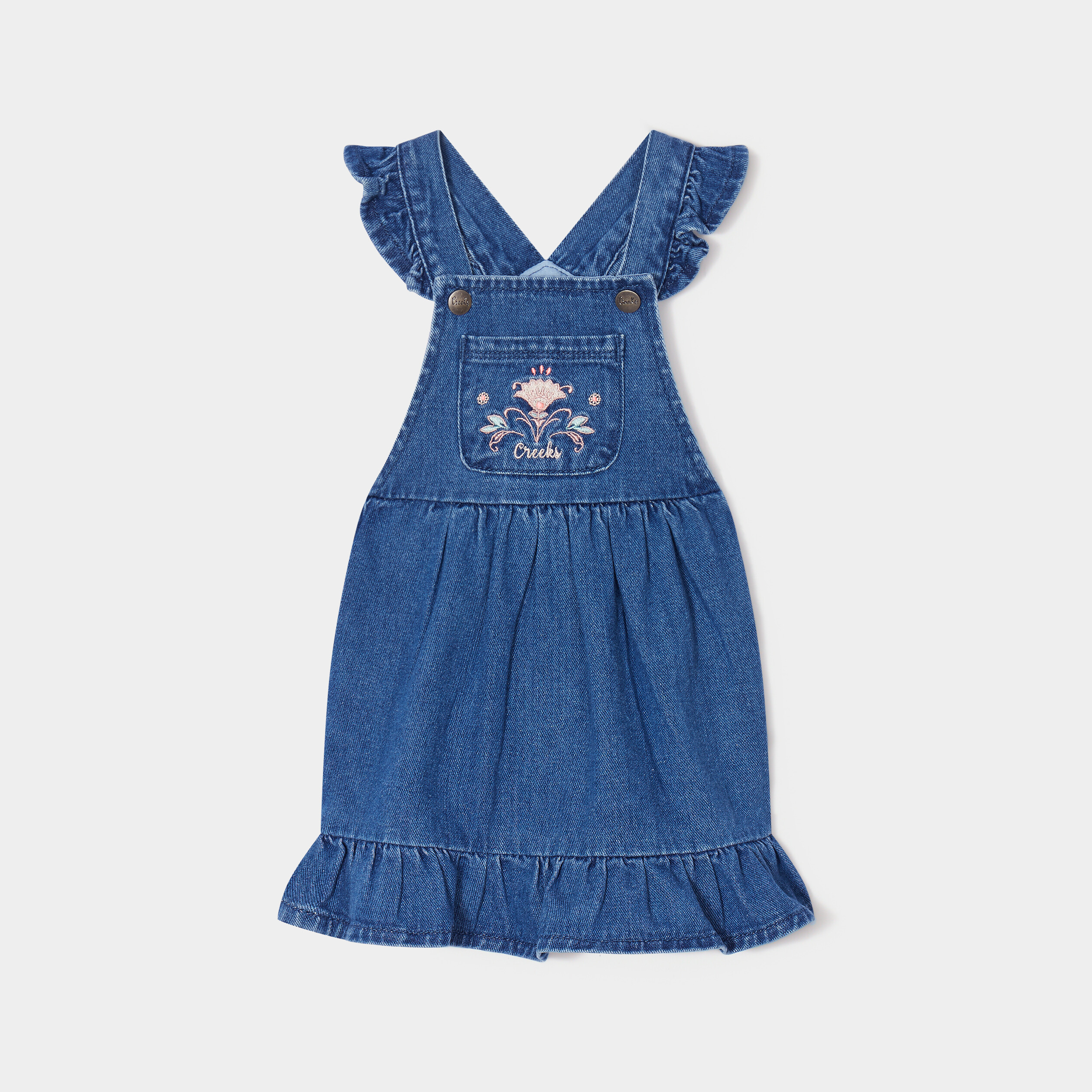 Robe en jean bebe fille online