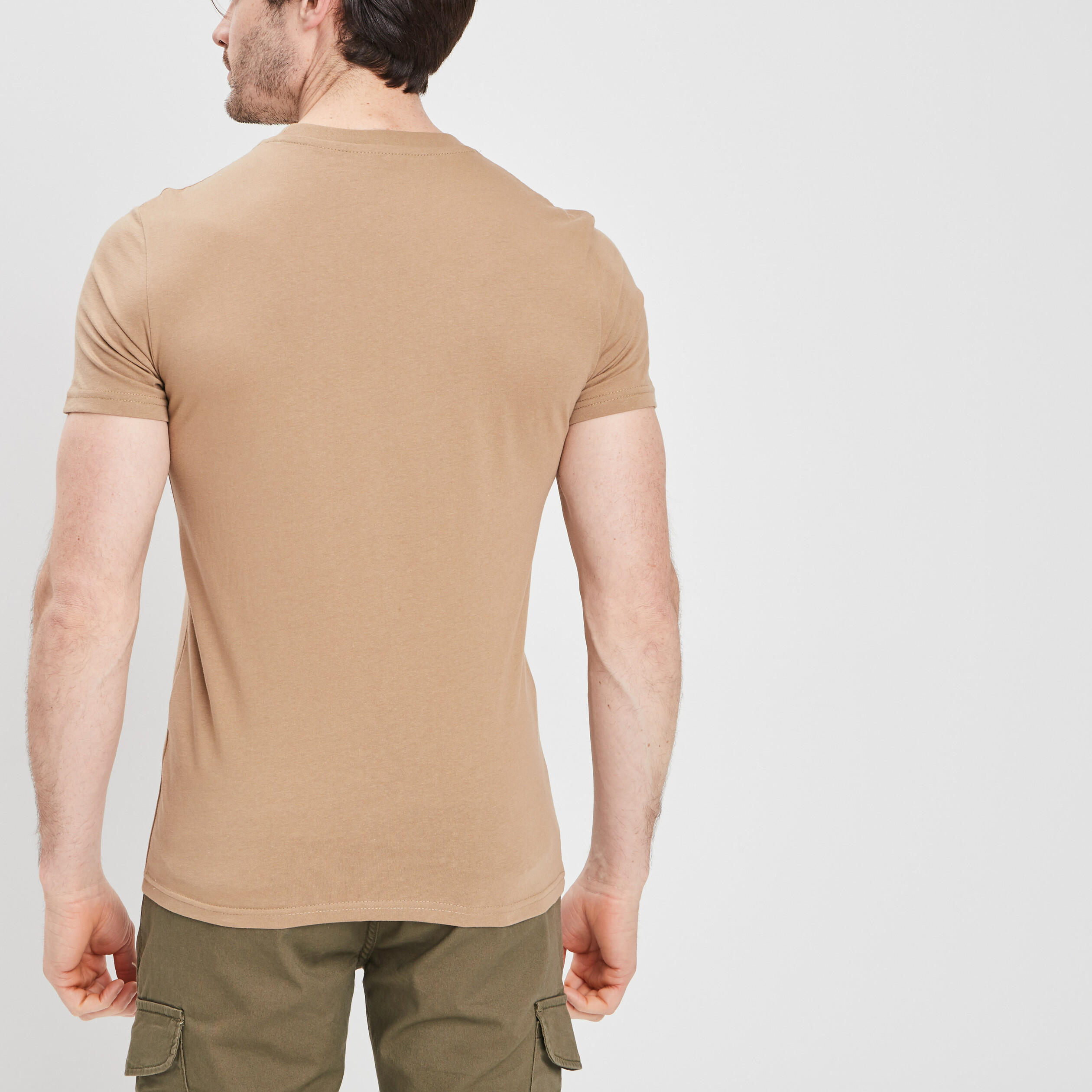 T-shirt Liberto vert kaki homme