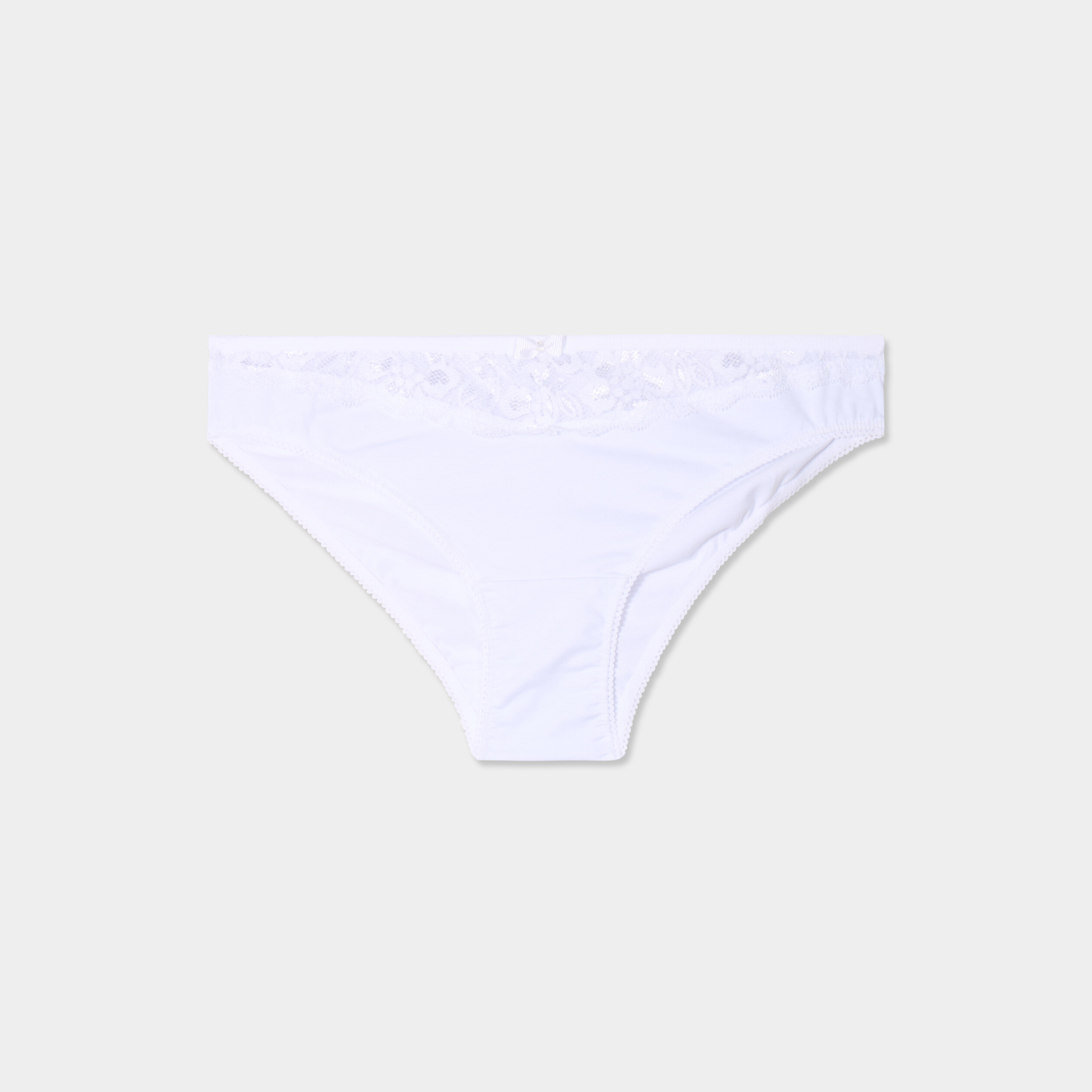 Culotte en coton blanc femme