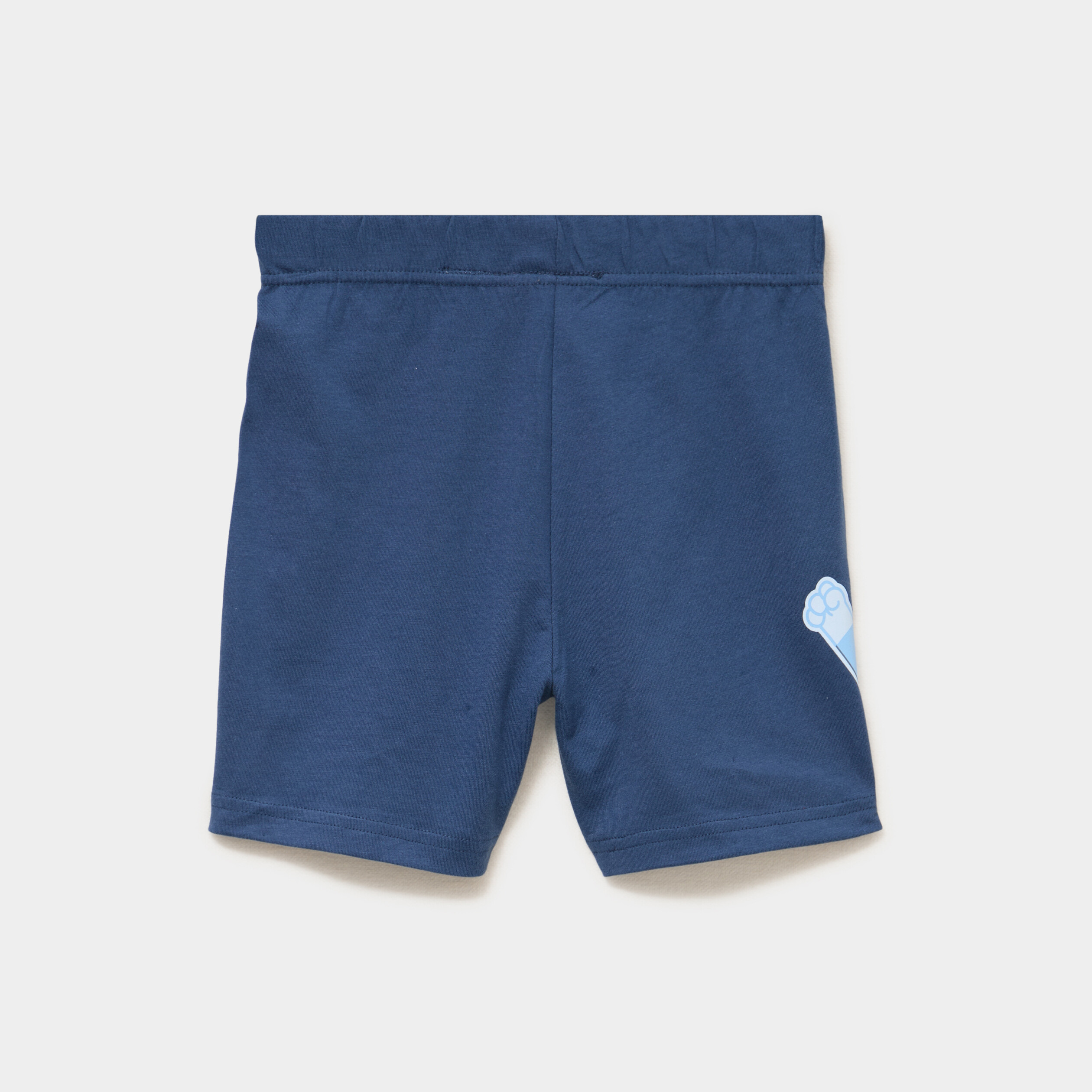 Short taille &eacute;lastiqu&eacute;e coton Bluey bleu fonc&eacute; gar&ccedil;on
