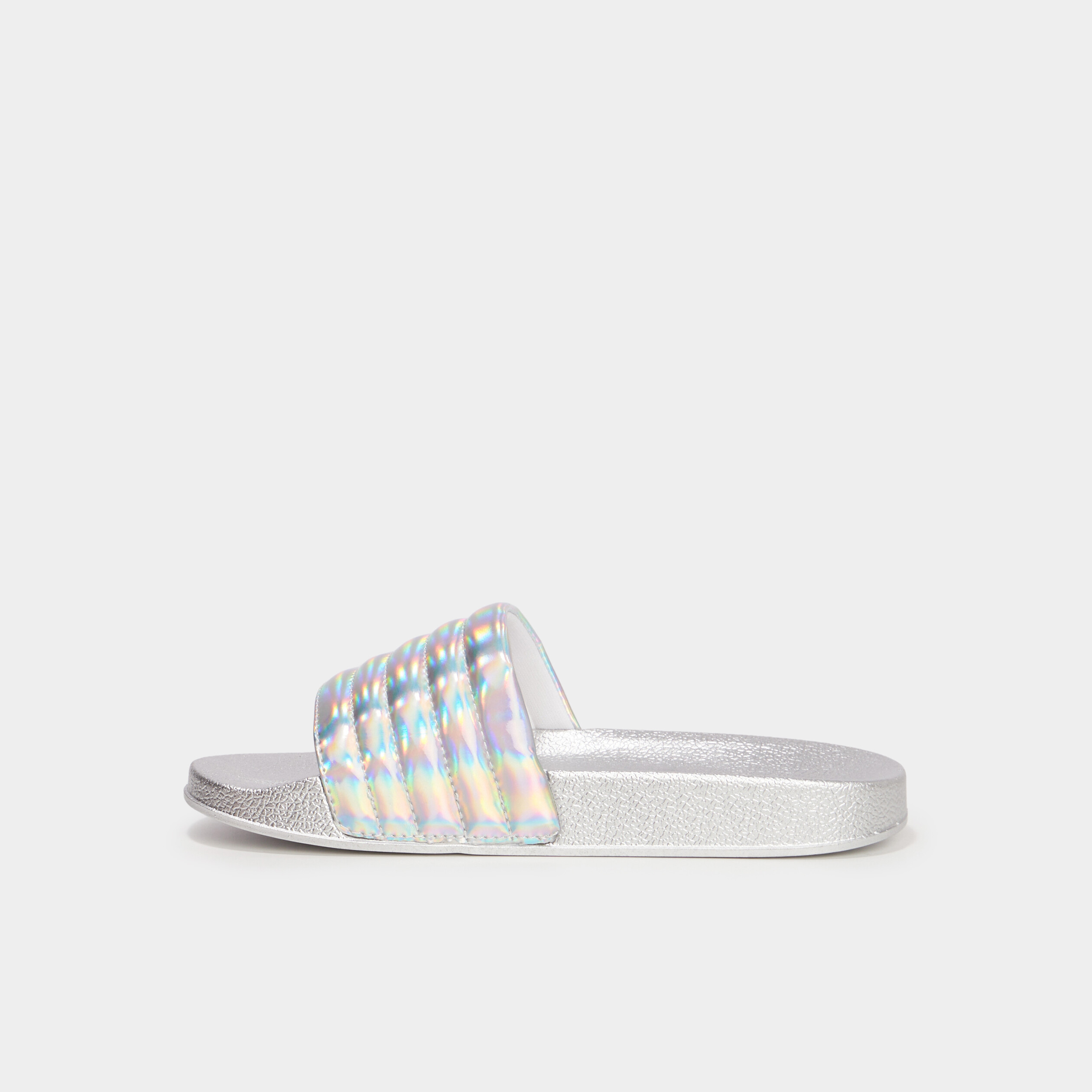 claquettes metallisees wamea beach couleur argent femme Claquettes métallisées Wamea Beach couleur argent femme
