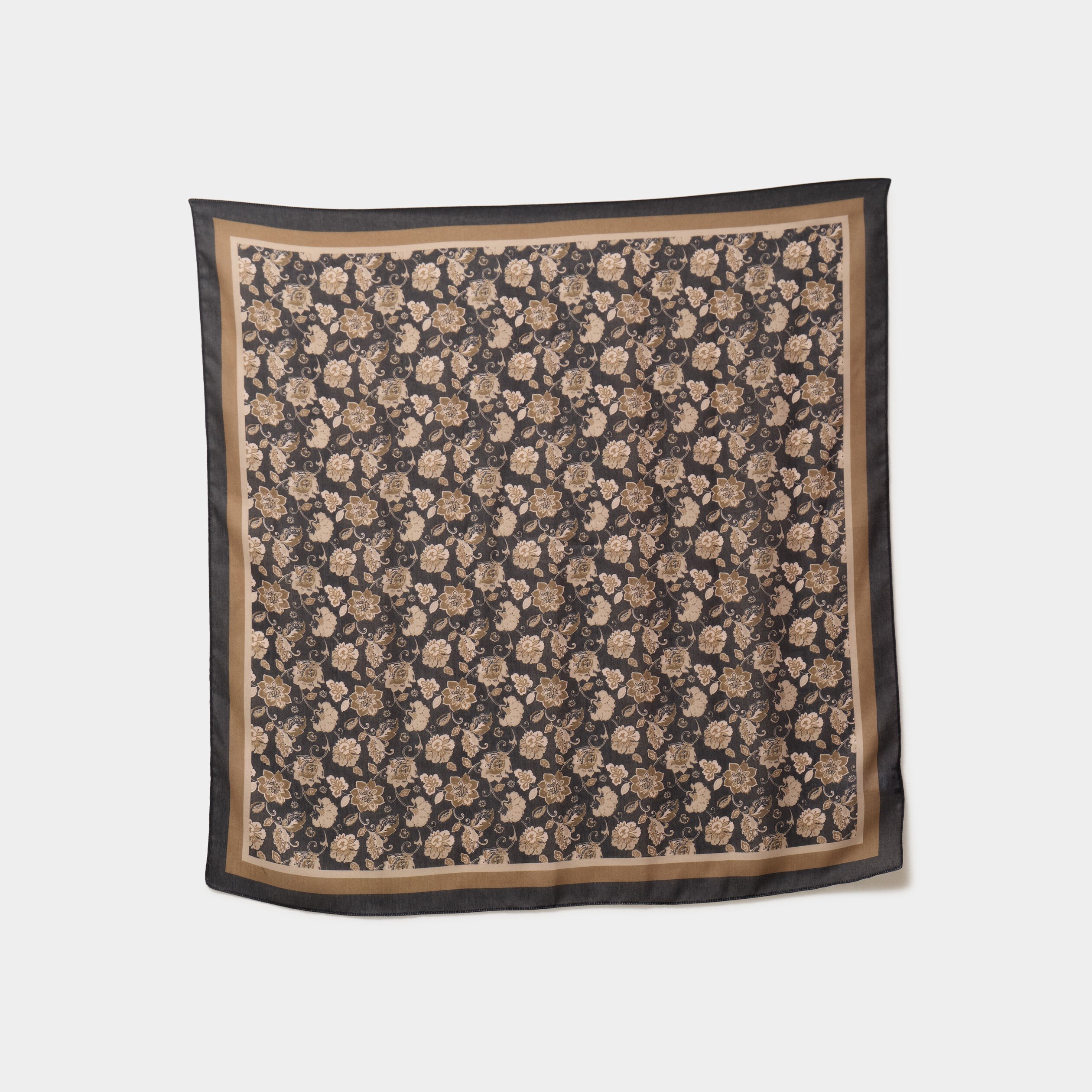 foulard noir femme Foulard noir femme