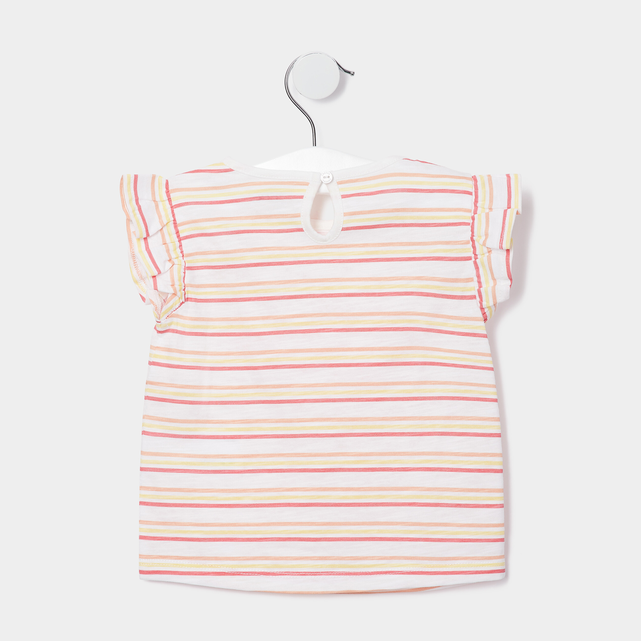 t shirt manches courtes creeks ecru bebef T-shirt manches courtes Creeks ecru bébé fille
