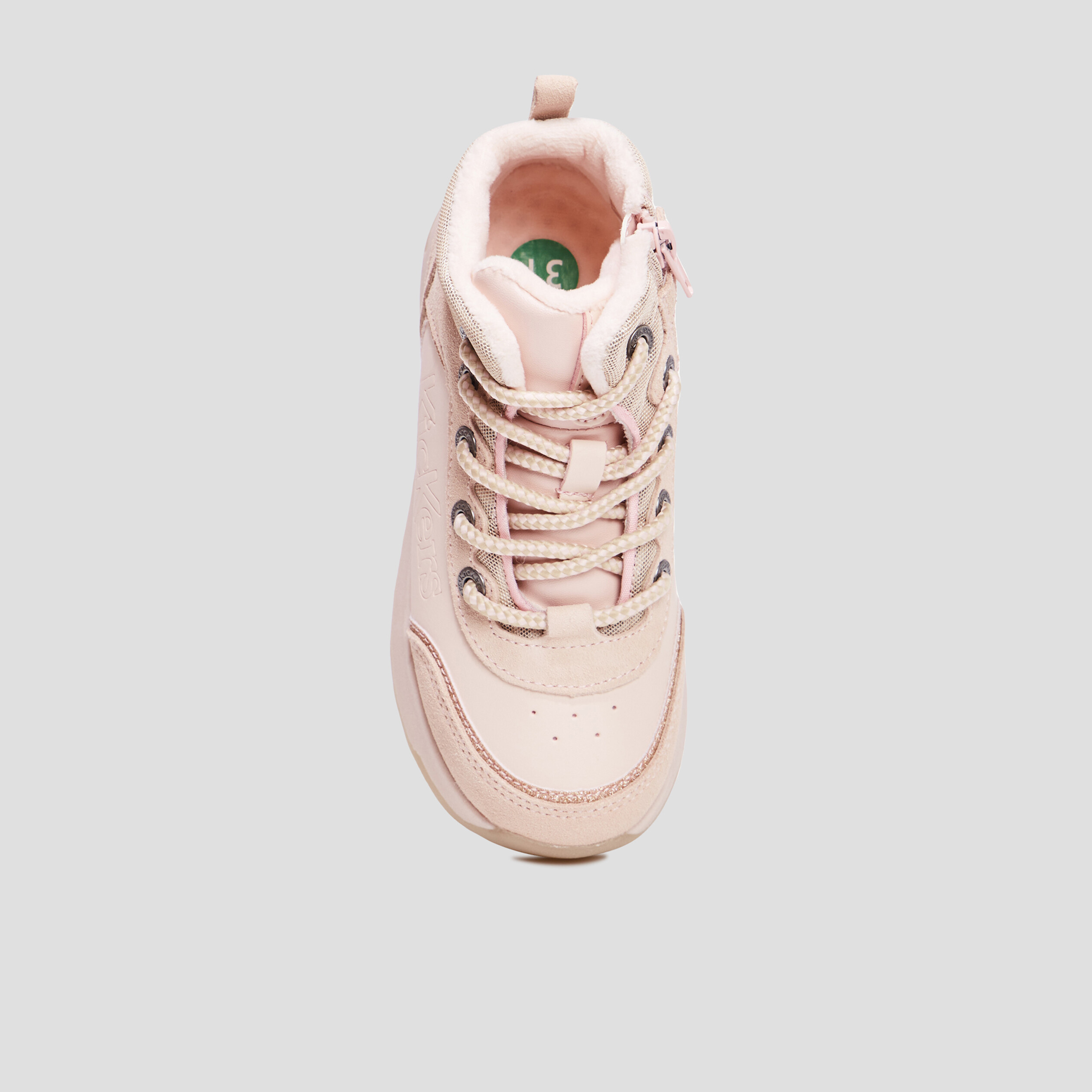 bottines zippees kickers fauna rose fille Bottines zippées Kickers Fauna rose fille