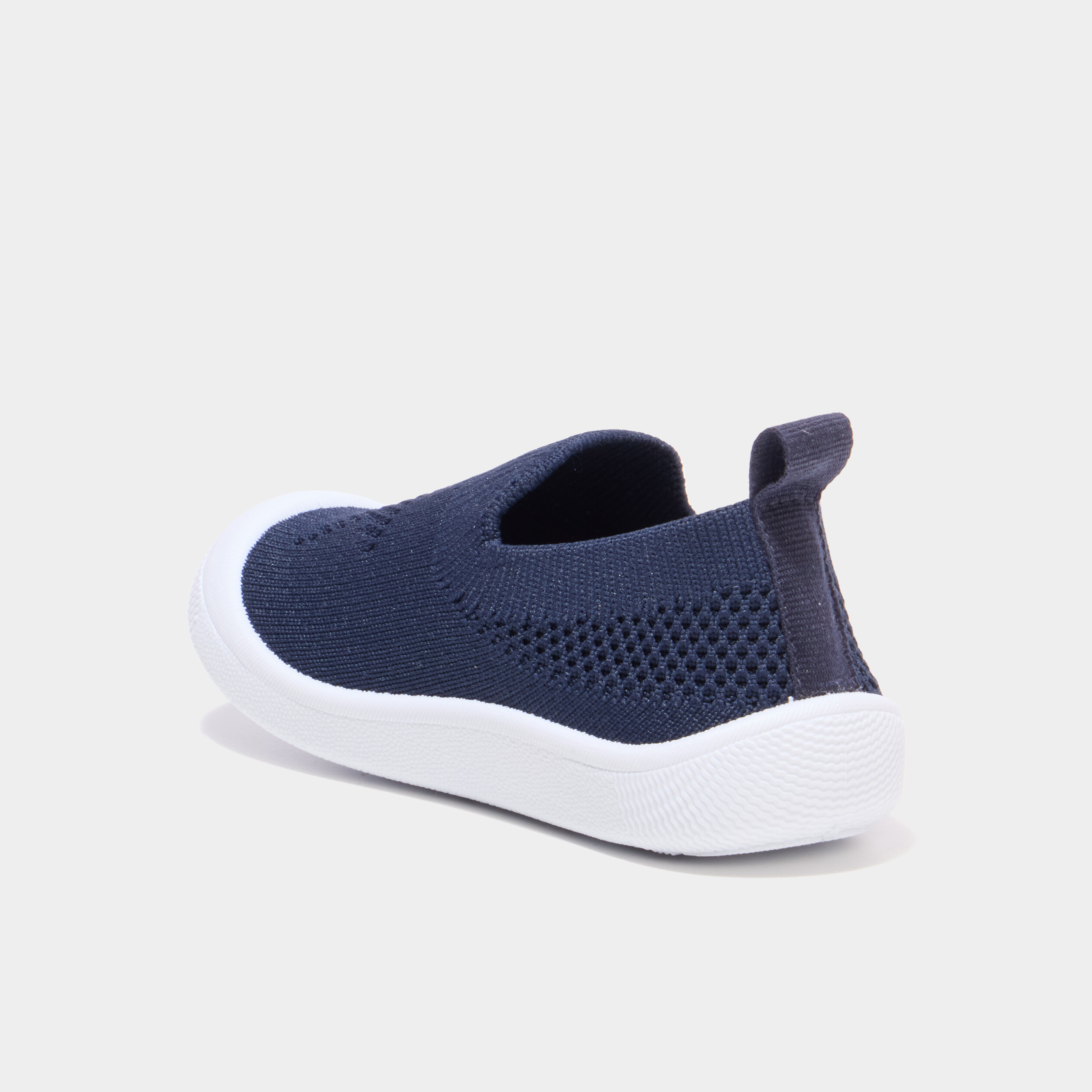Baskets bout renforc&eacute; &agrave; semelle souple bleu marine b&eacute;b&eacute; gar&ccedil;on