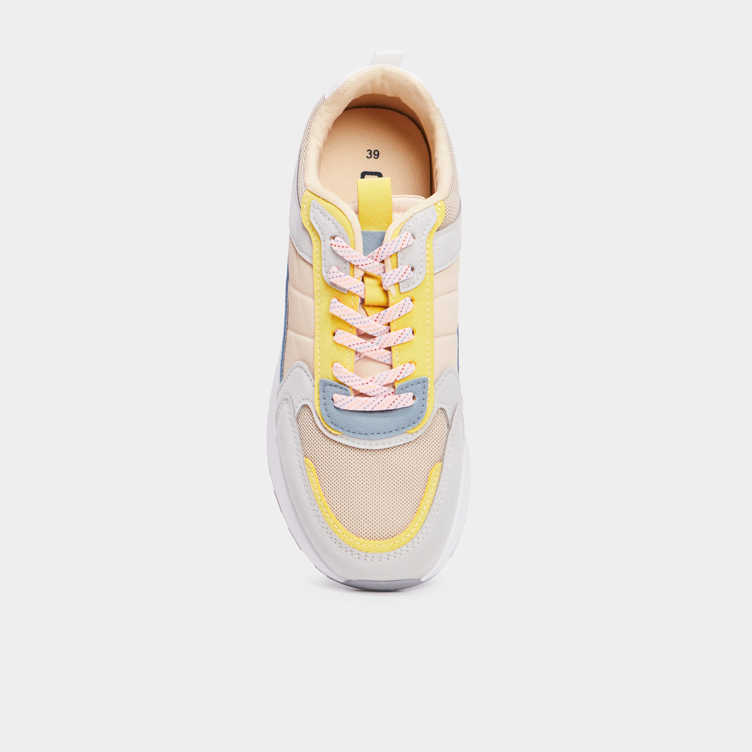 baskets running avec lacets creeks jaune femme Baskets running avec lacets Creeks jaune femme