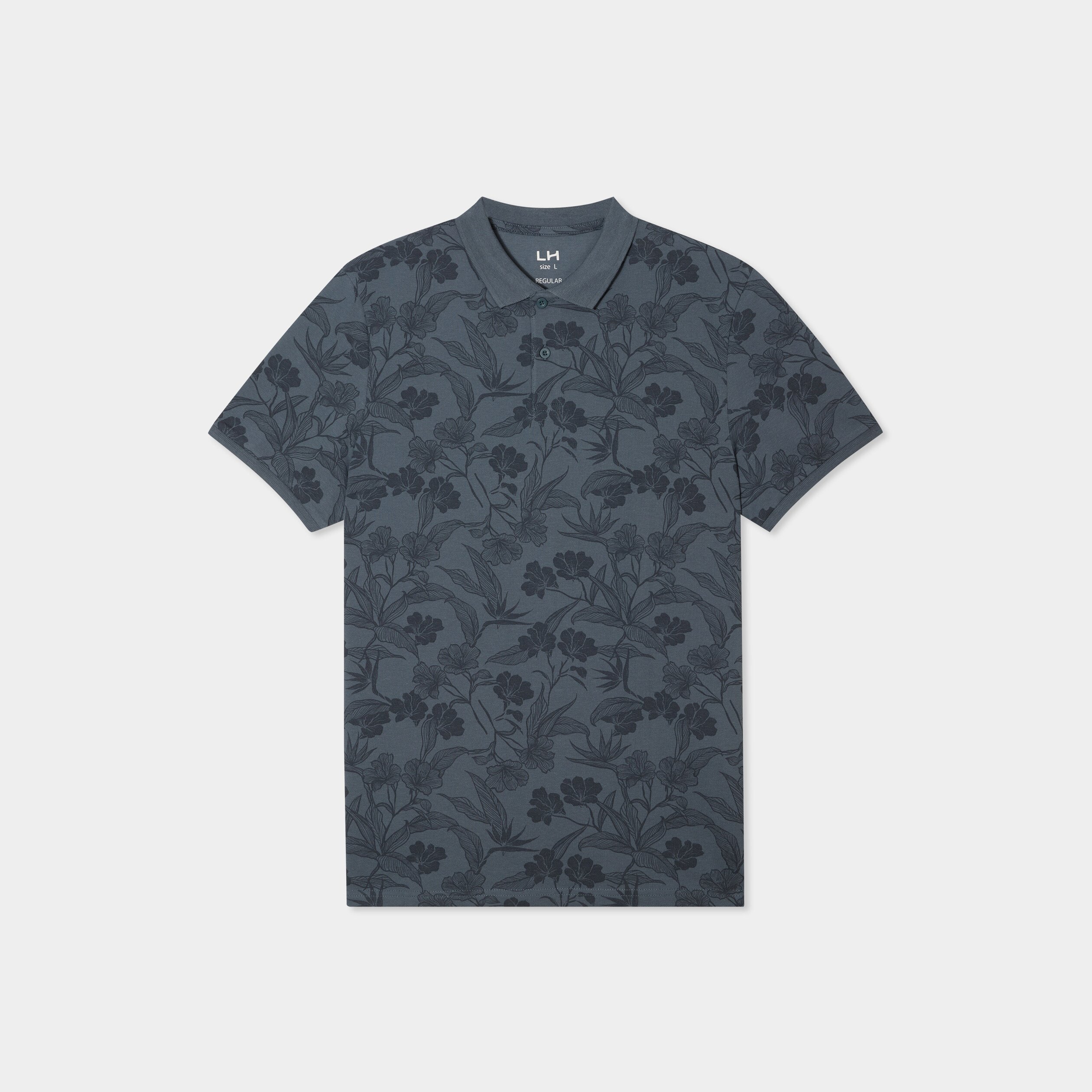 polo droit manches courtes coton bleu fonce homme Polo droit manches courtes coton bleu foncé homme