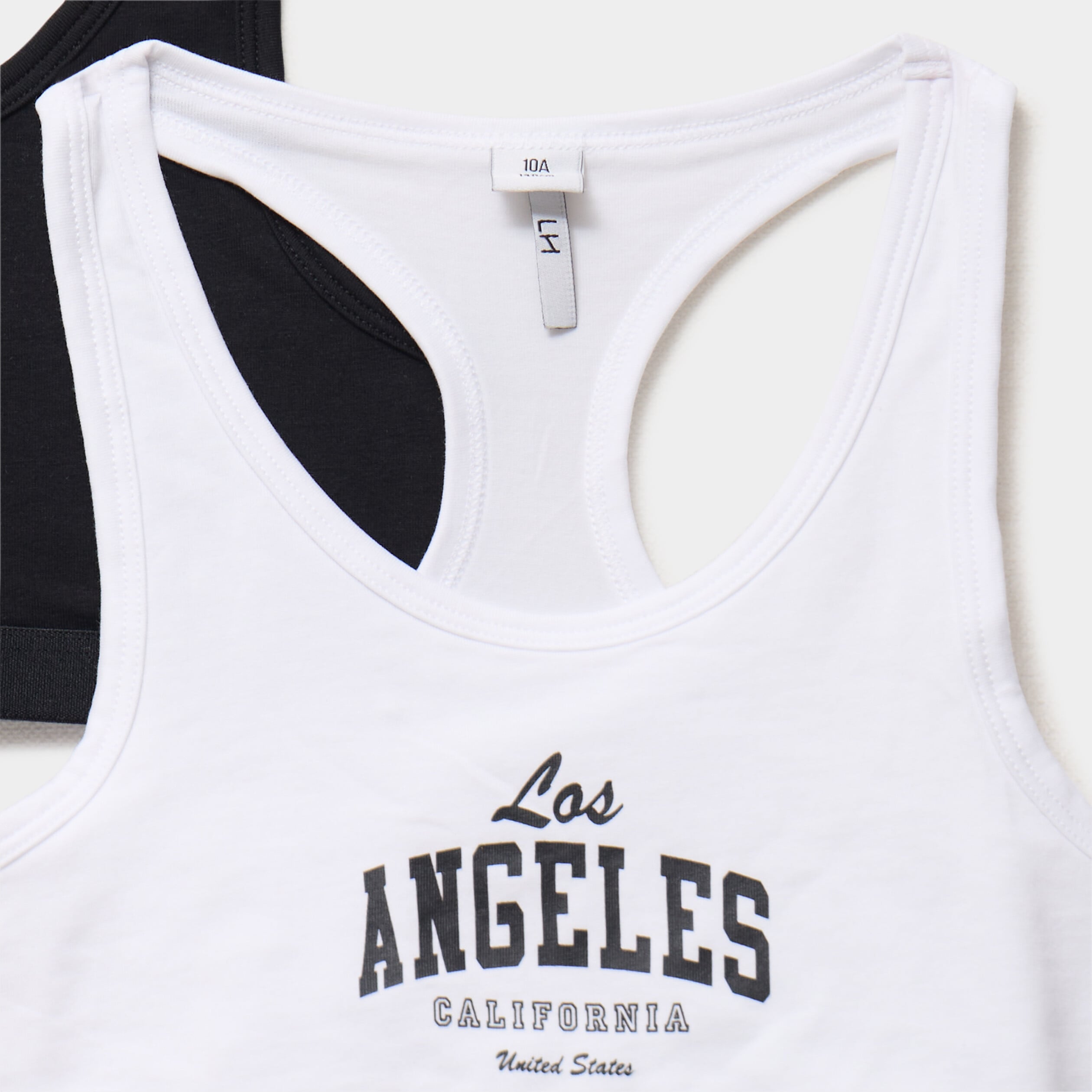 Lots 2 brassi&egrave;res coton blanc fille